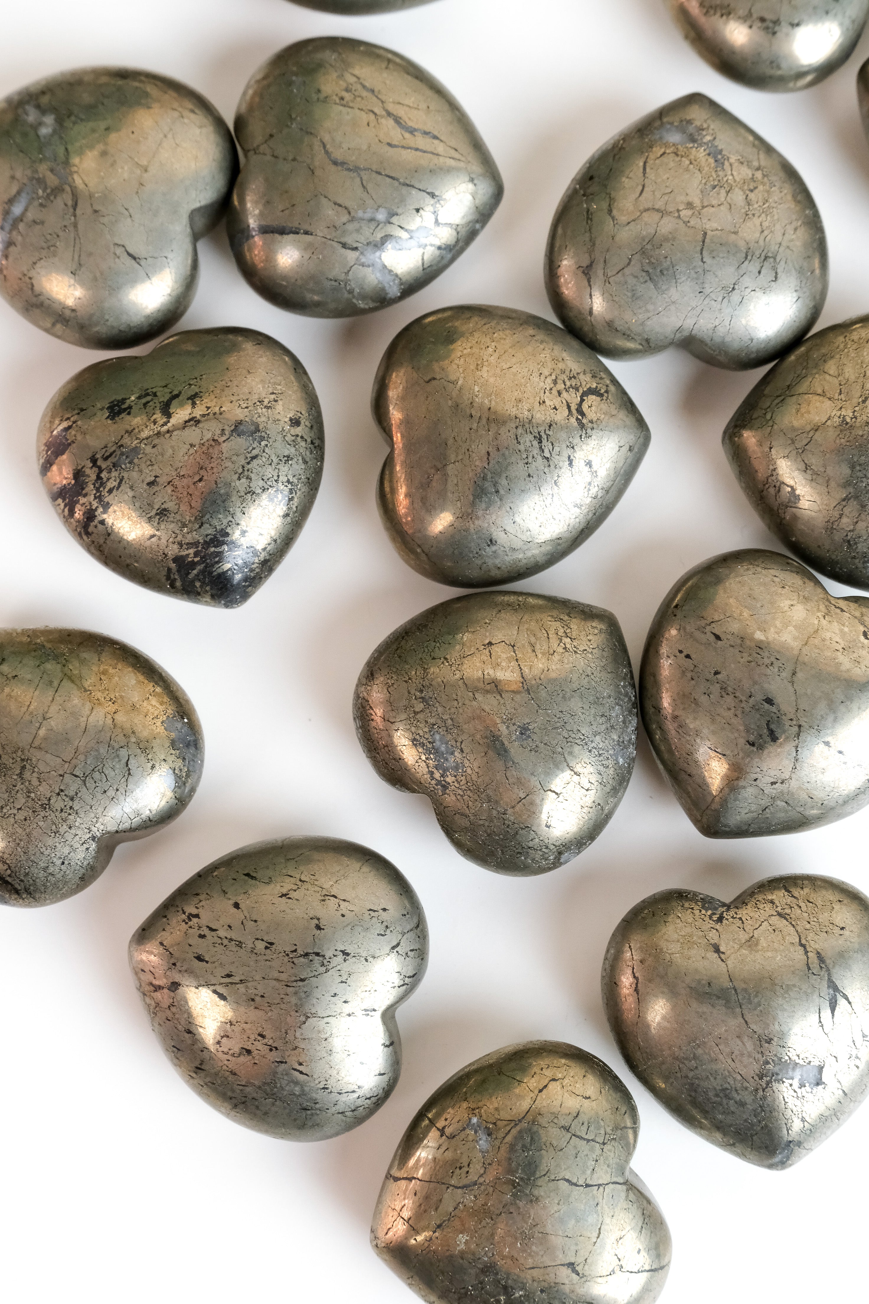 Pyrite Small Heart