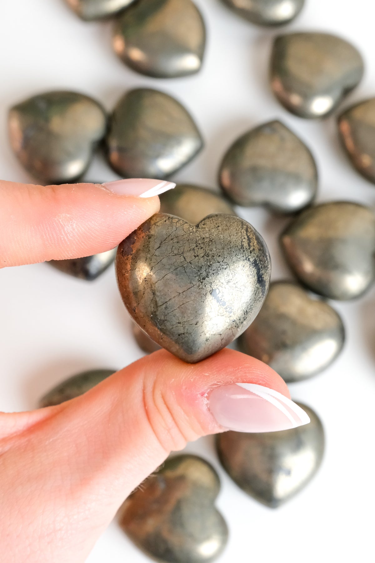 Pyrite Small Heart