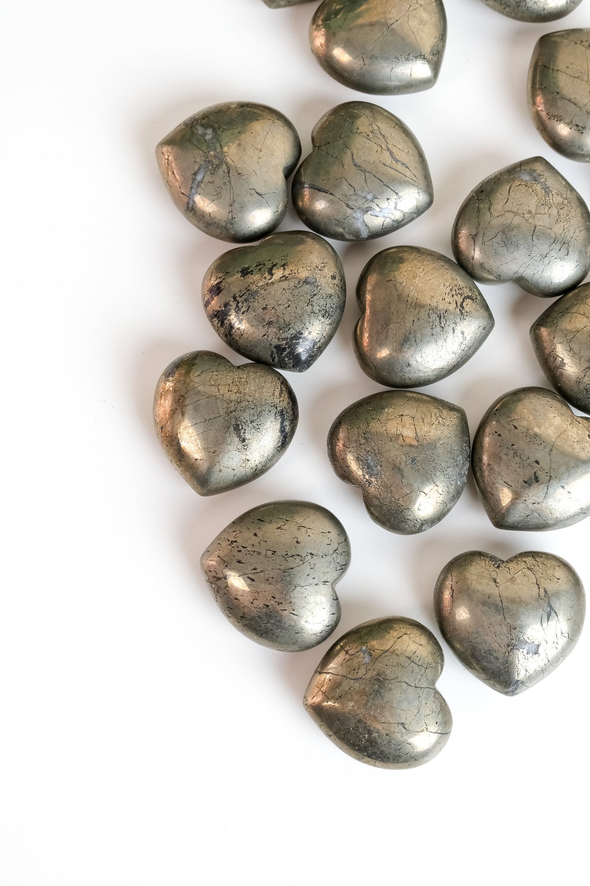 Pyrite Small Heart
