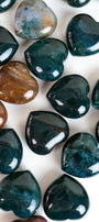 Sea Jasper Small Heart