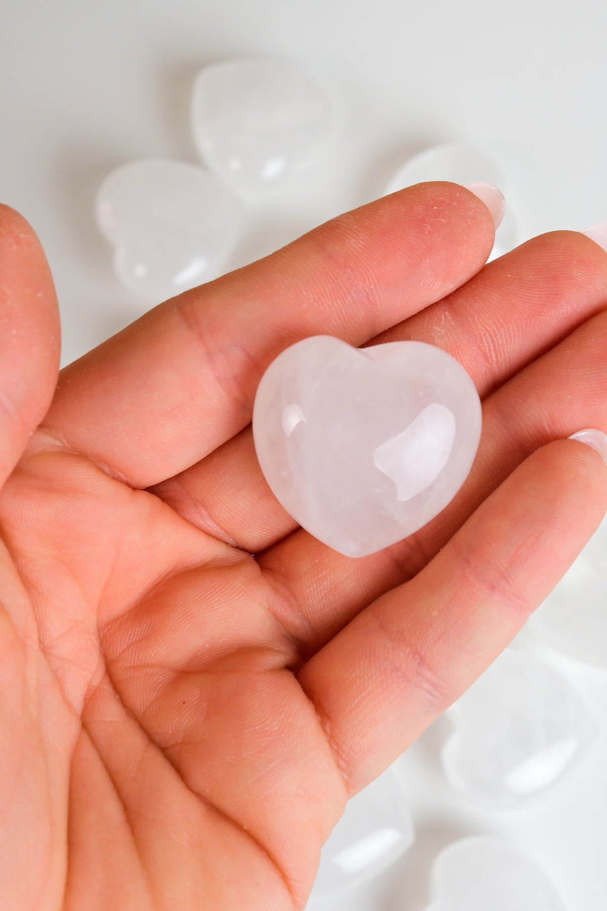 Clear Quartz Small Heart