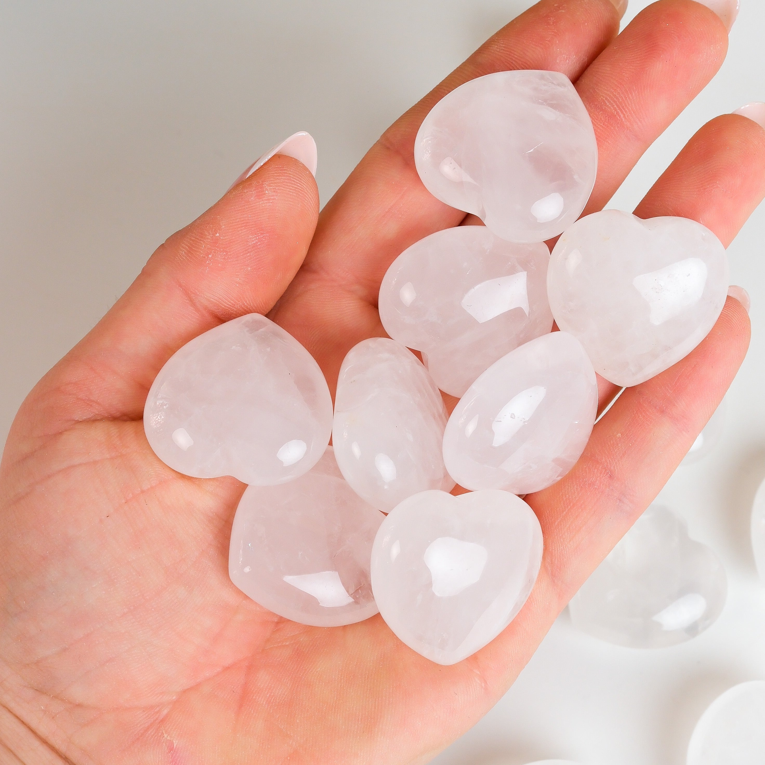 Clear Quartz Small Heart