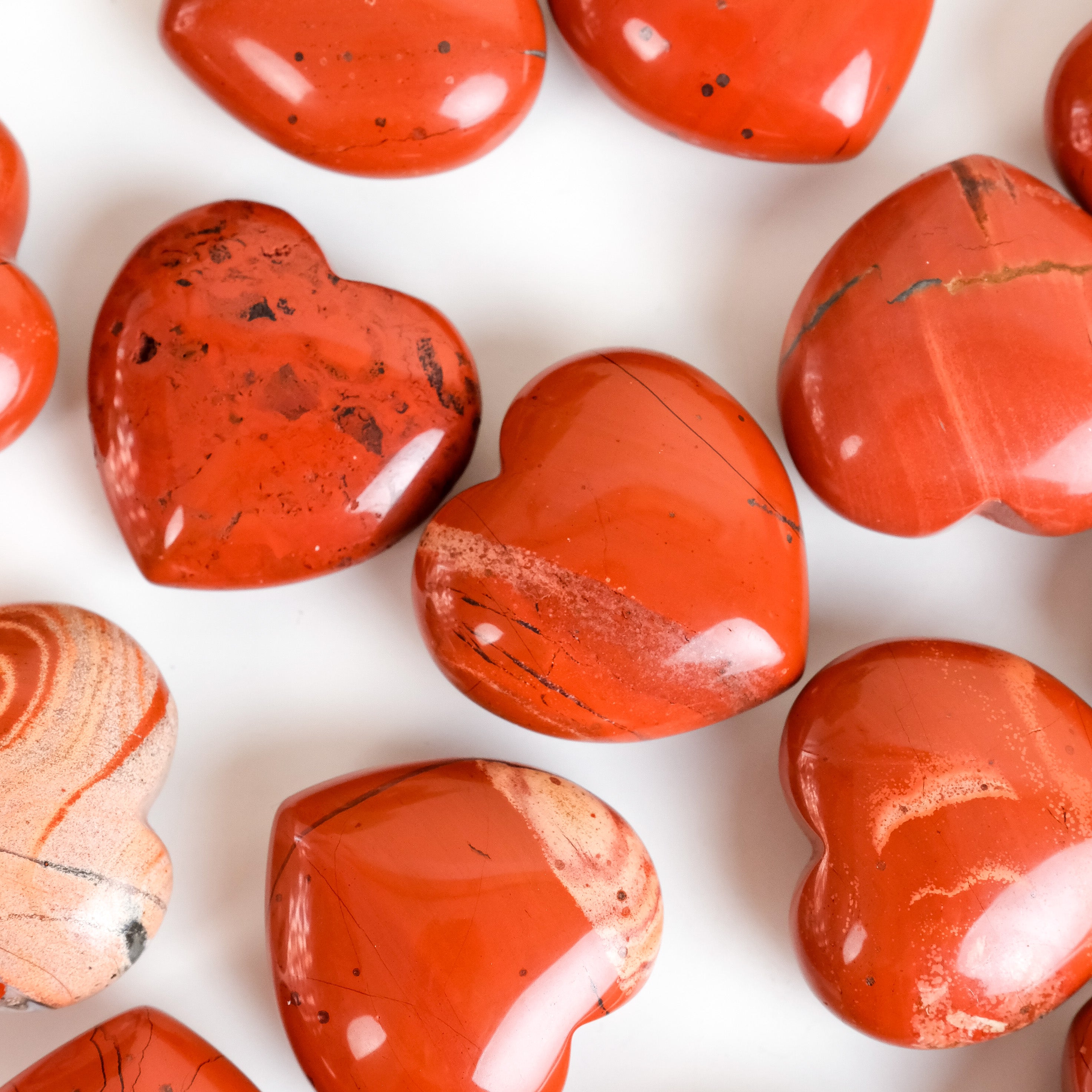 Red Jasper Small Heart
