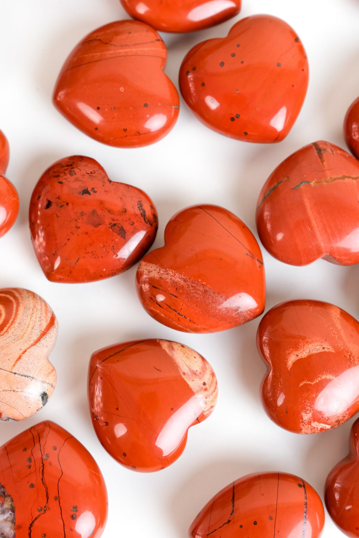 Red Jasper Small Heart