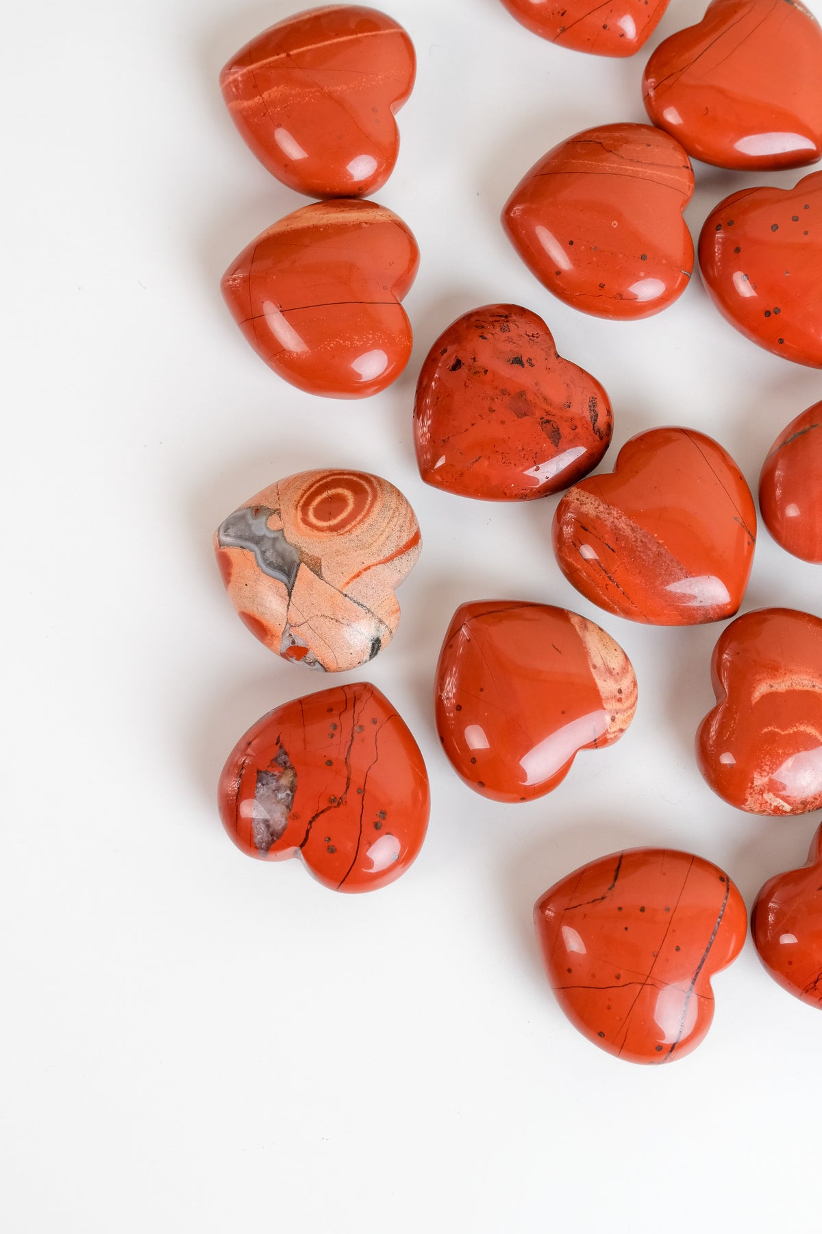 Red Jasper Small Heart