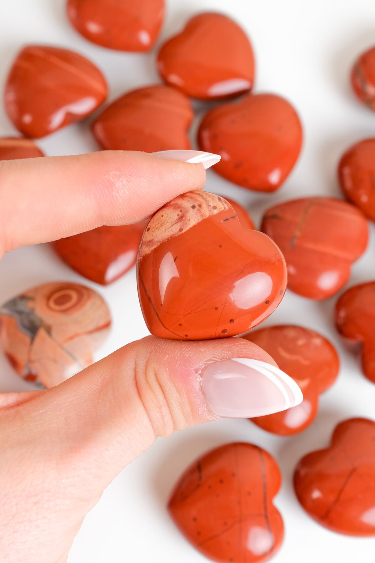 Red Jasper Small Heart