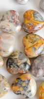 Crazy Lace Agate Small Heart
