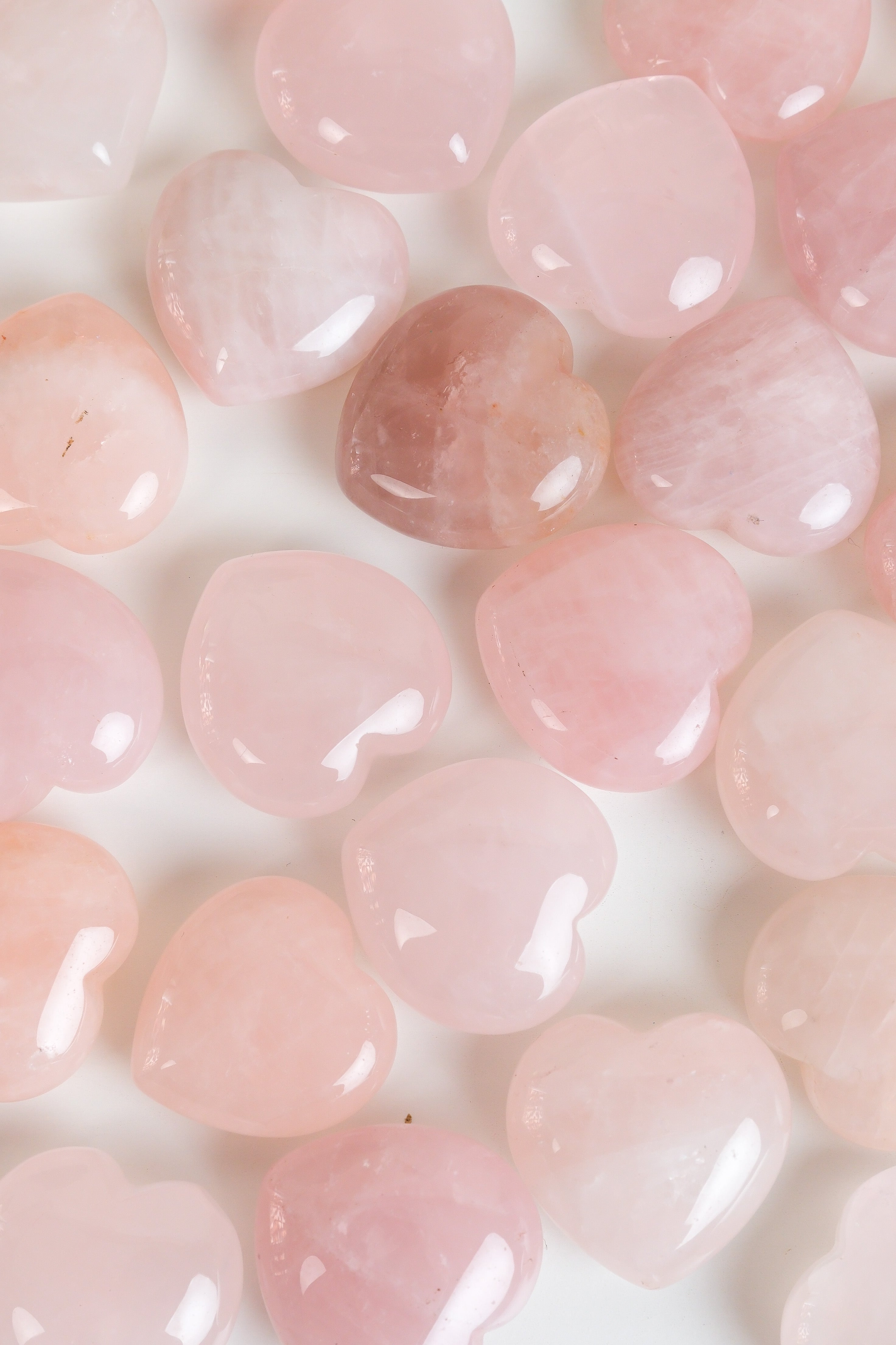 Rose Quartz Small Heart
