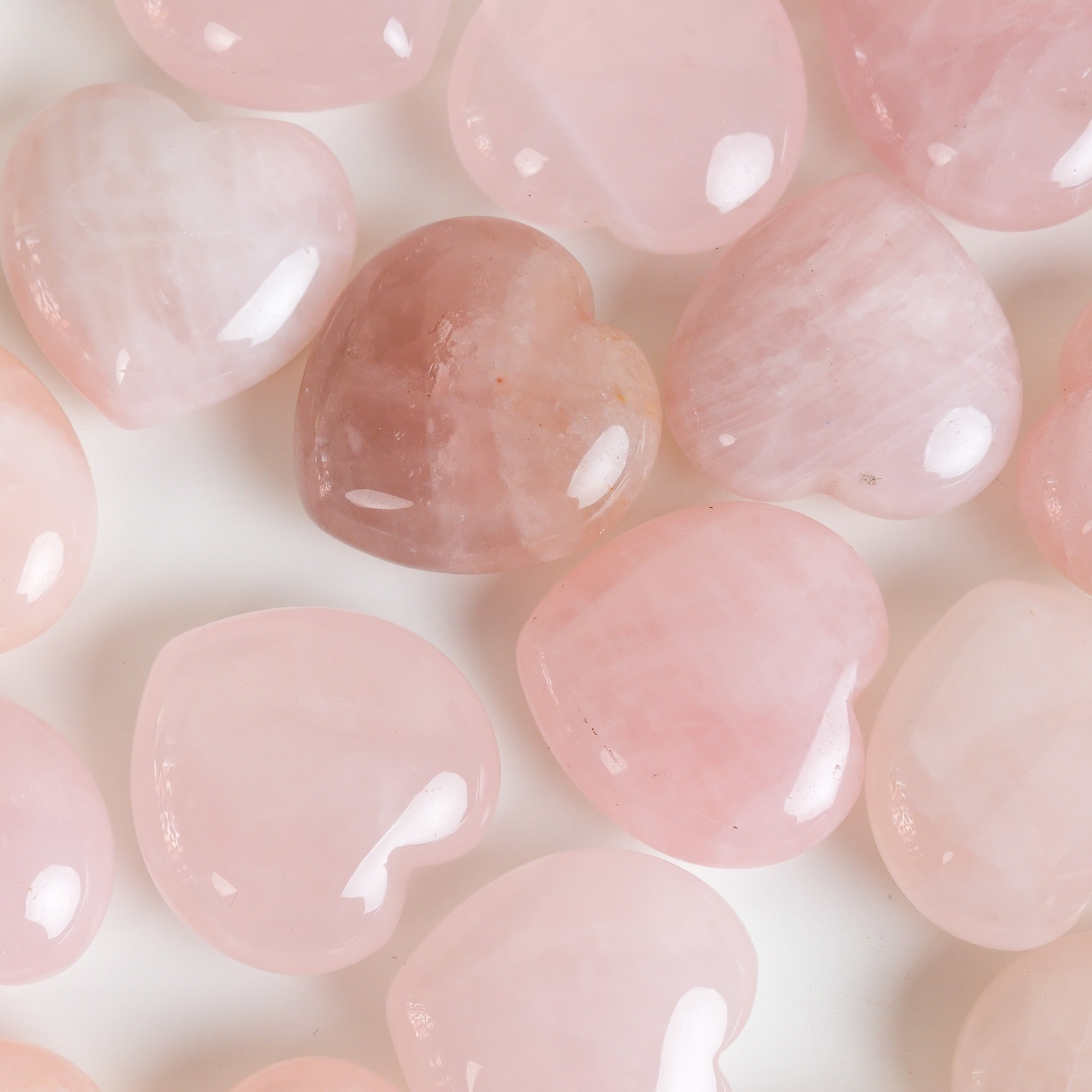 Rose Quartz Small Heart