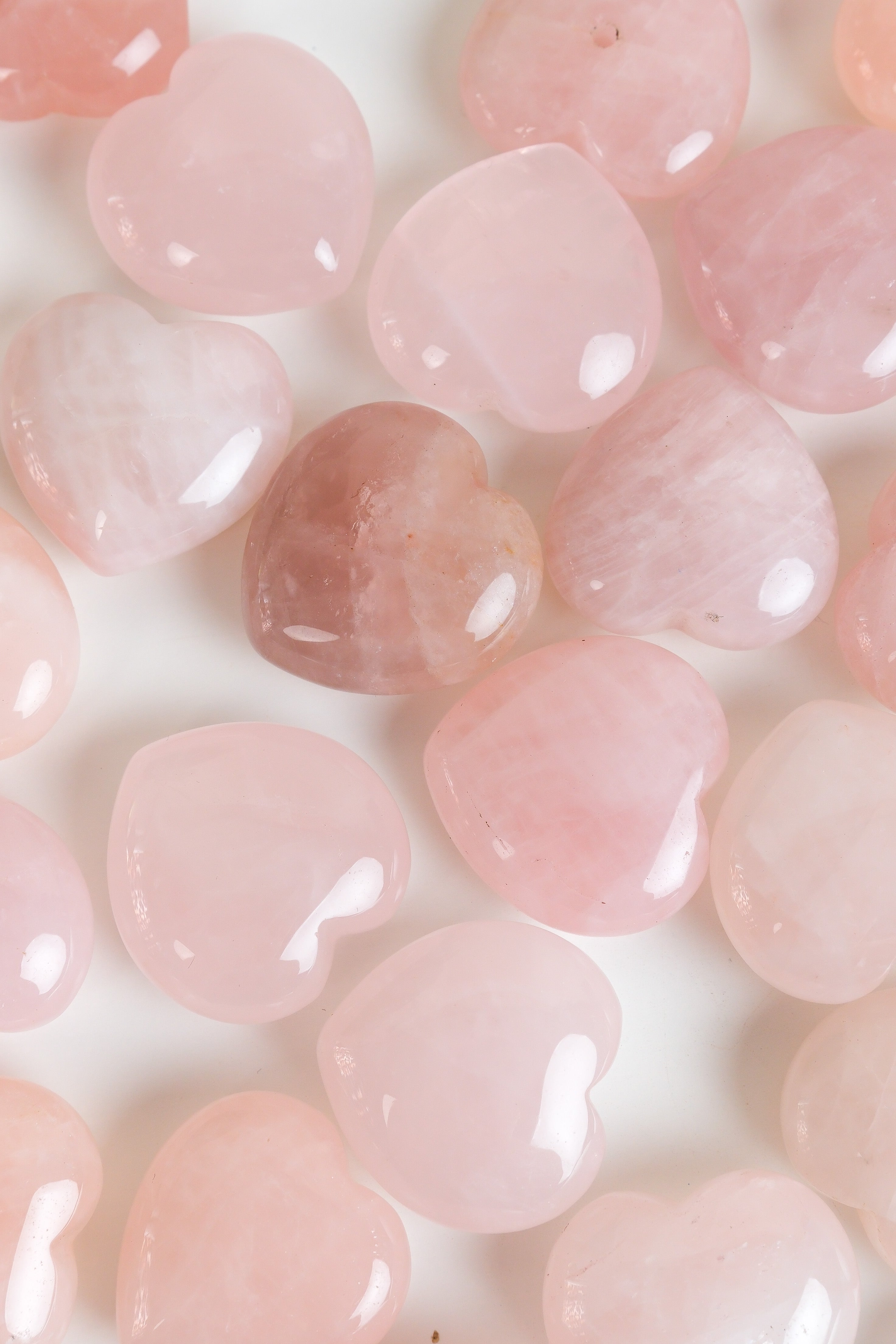 Rose Quartz Small Heart