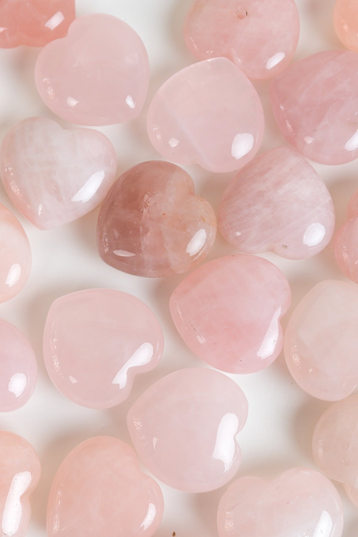Rose Quartz Small Heart