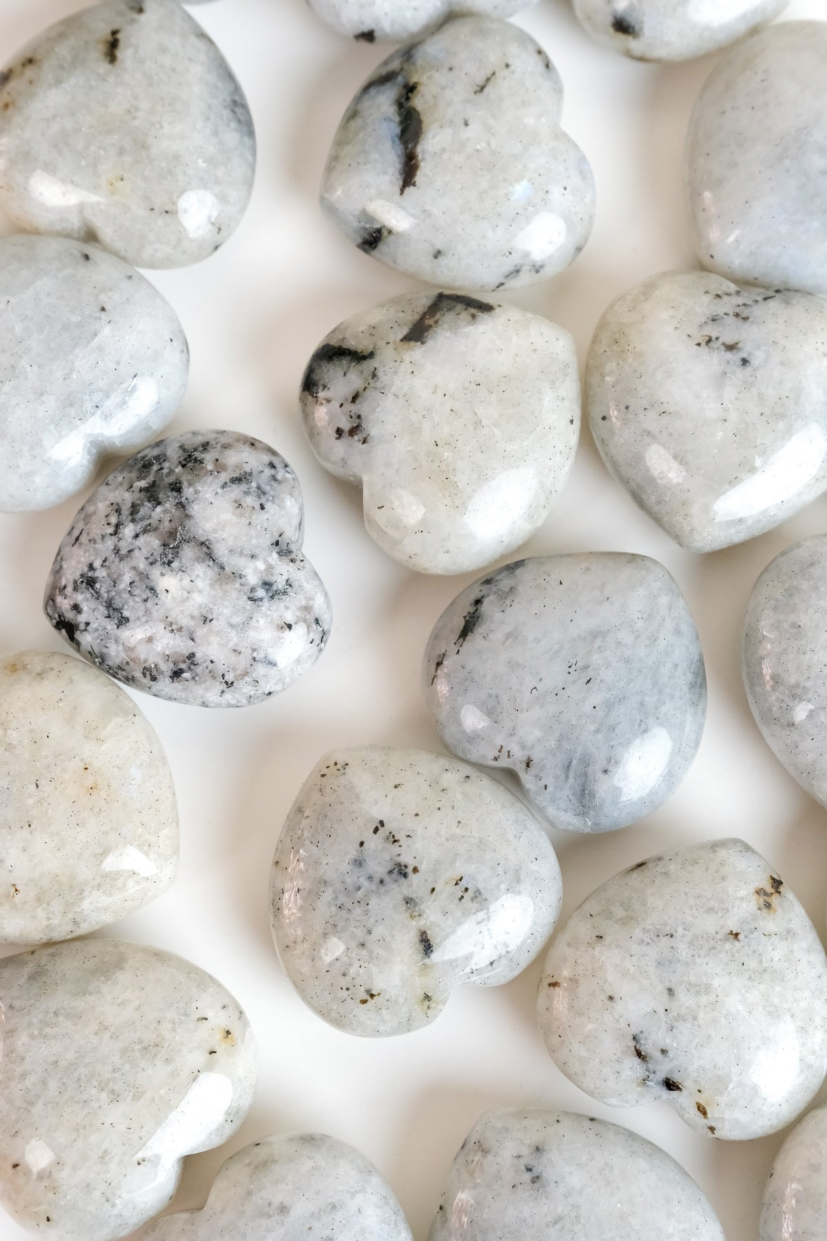 Rainbow Moonstone Small Heart