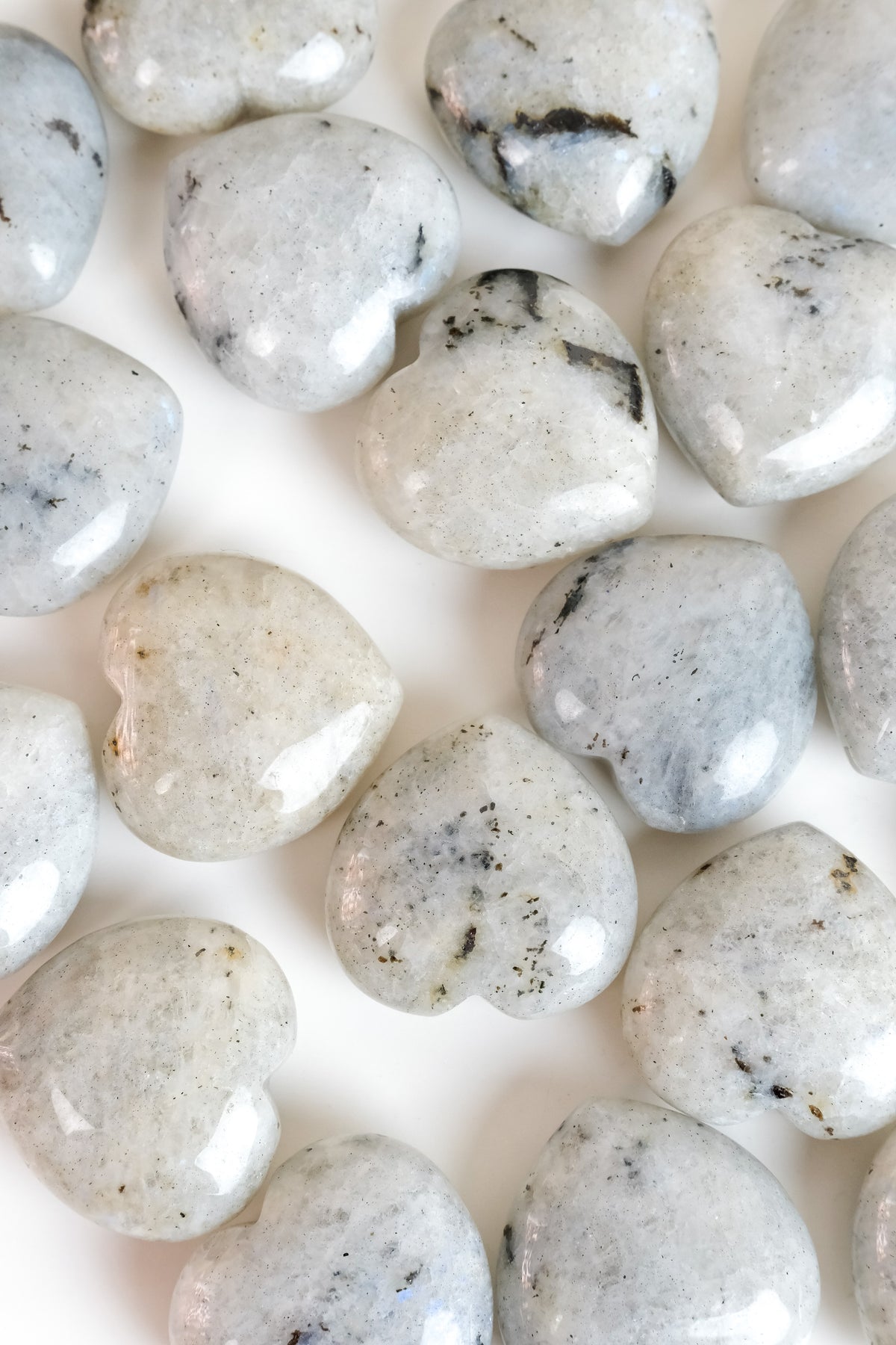 Rainbow Moonstone Small Heart