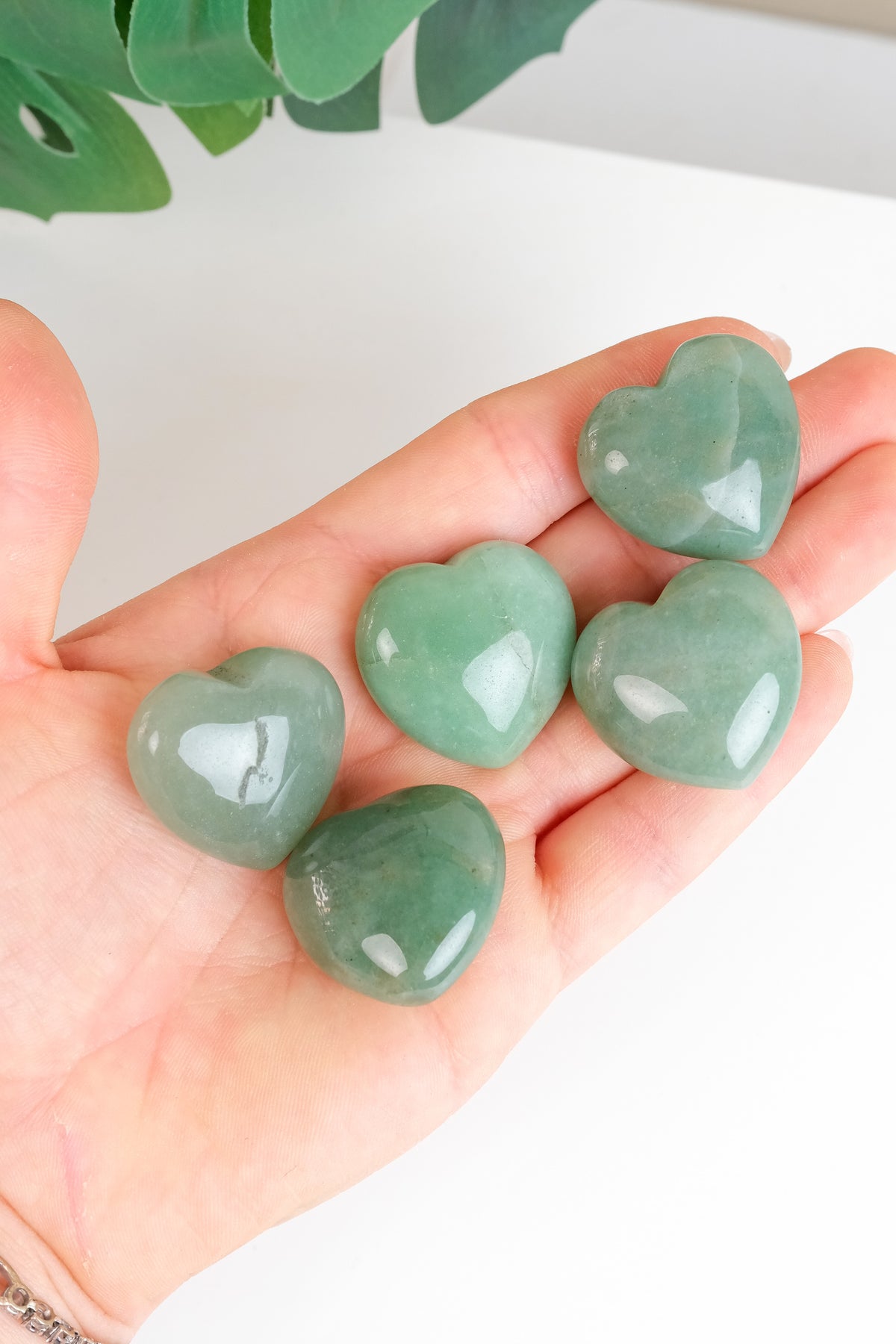 Green Aventurine Small Heart