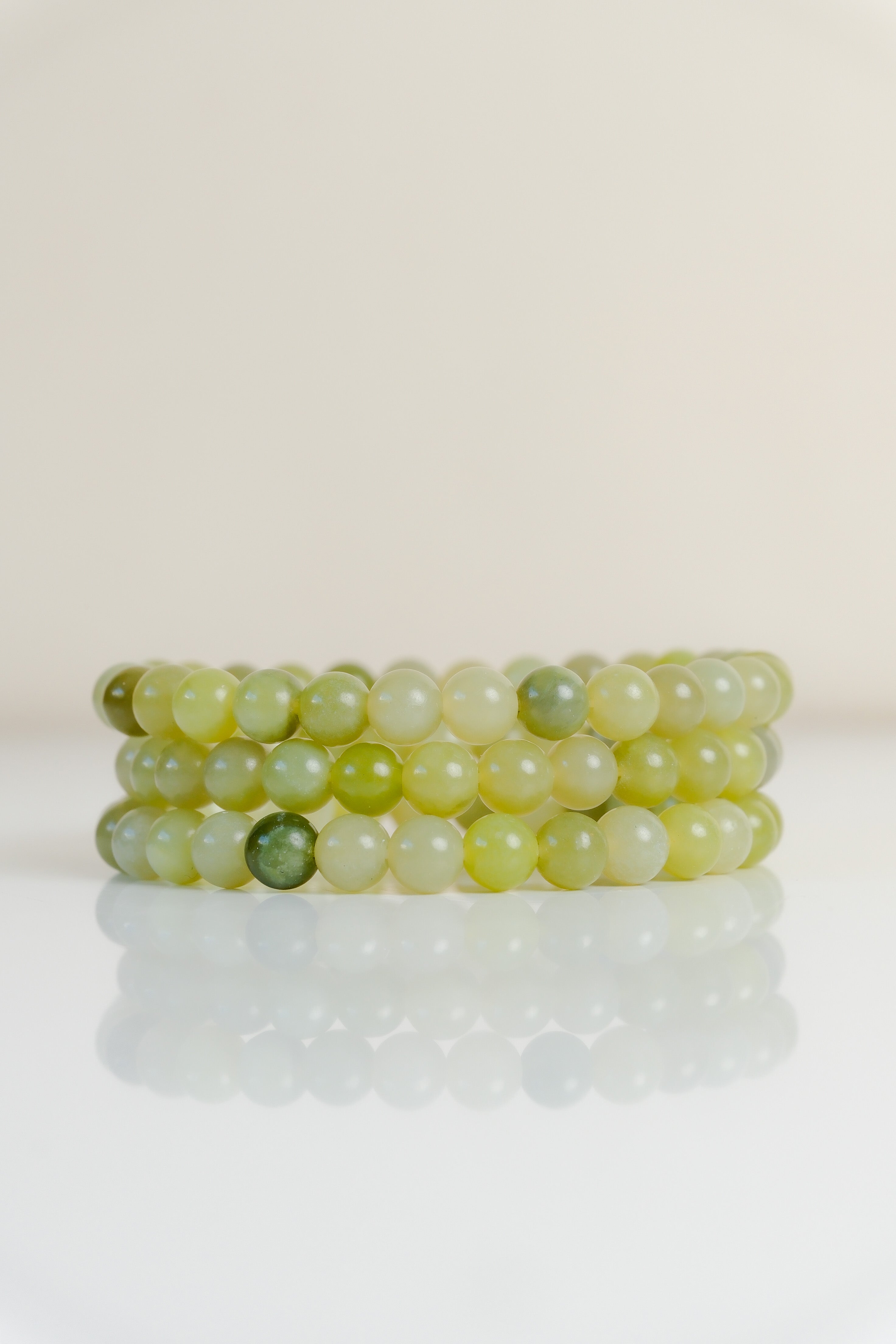 Light Green Jade 6mm Bracelet