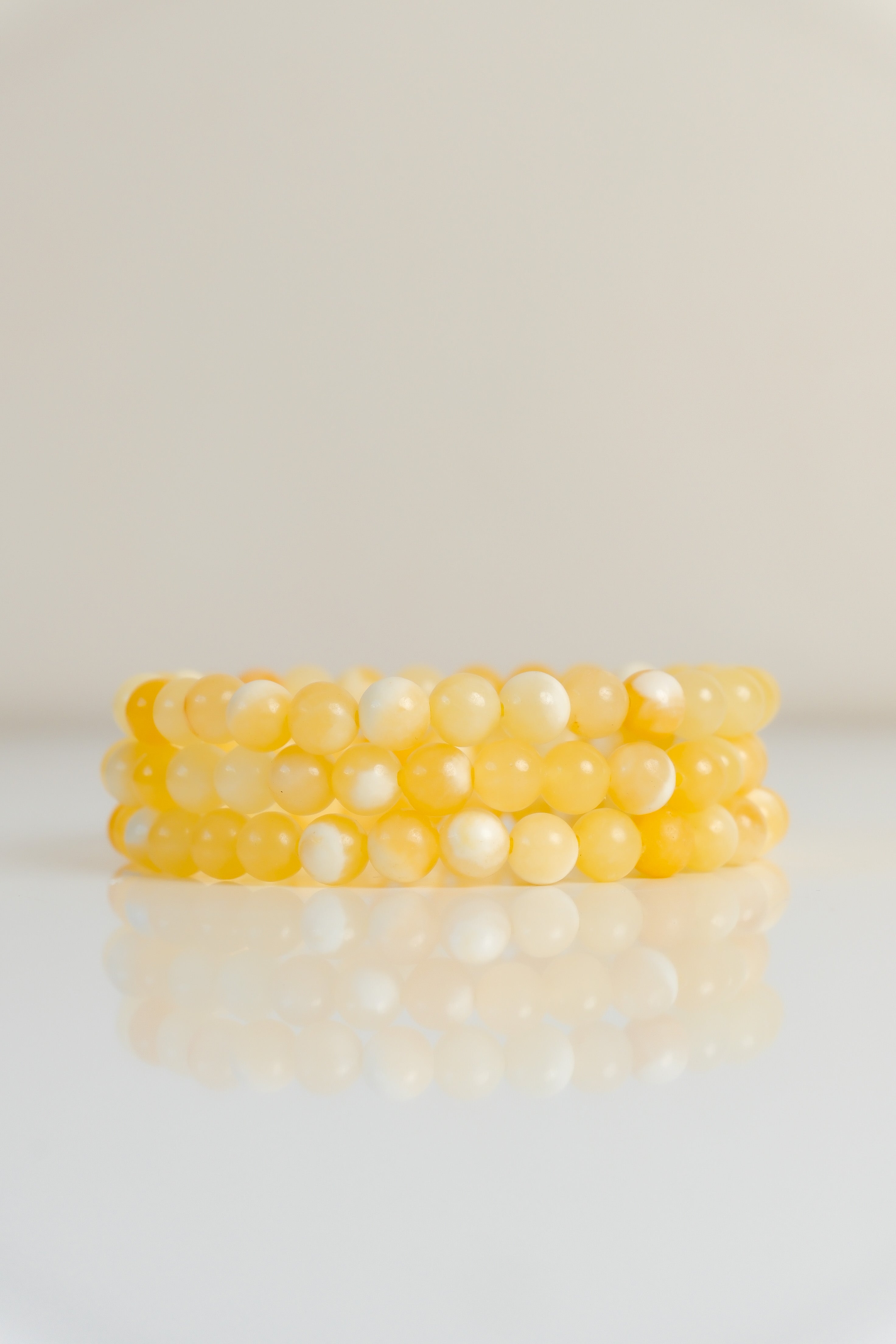 Orange Calcite 6mm Bracelet
