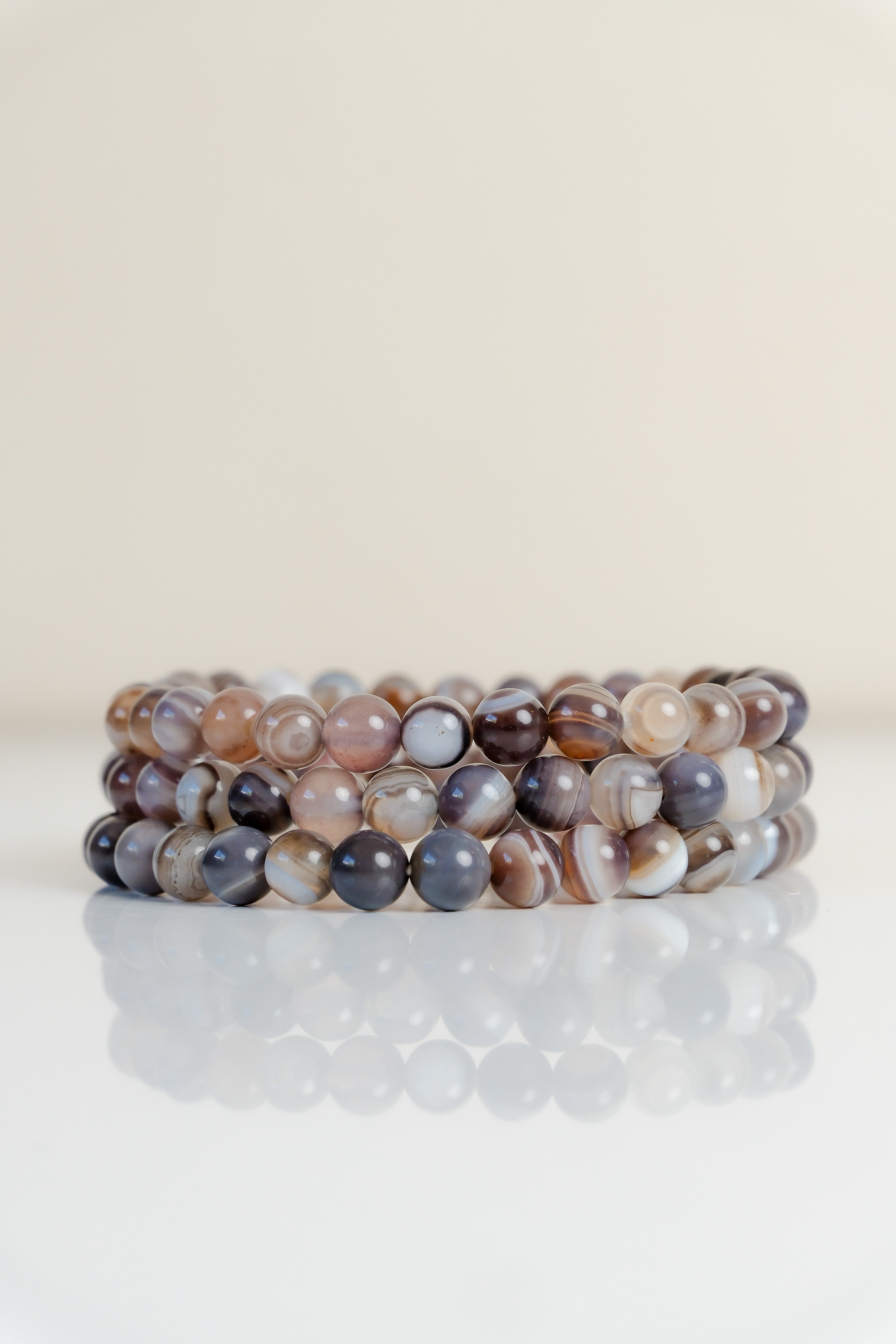 Botswana Agate 6mm Bracelet