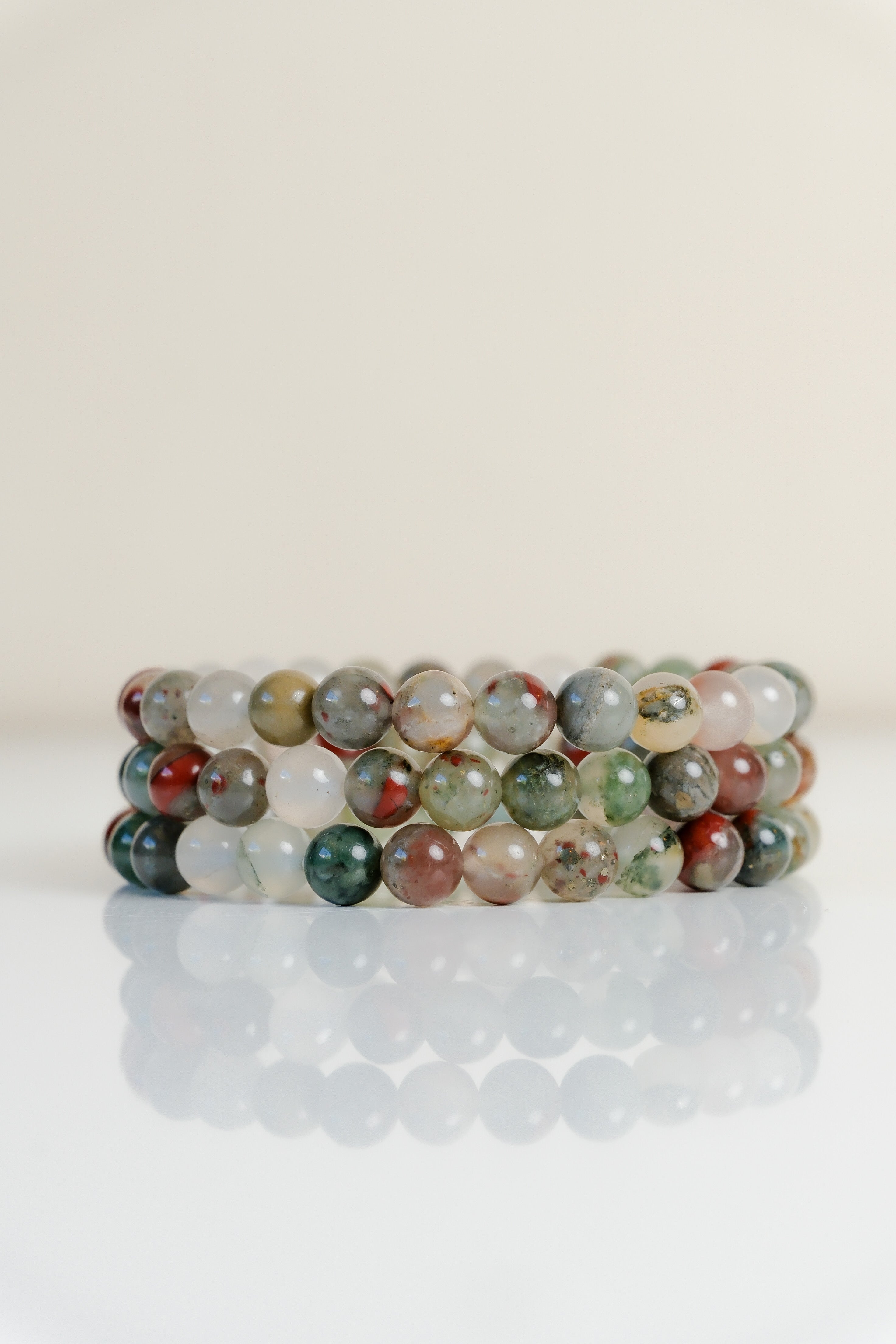 African Bloodstone 6mm Bracelet