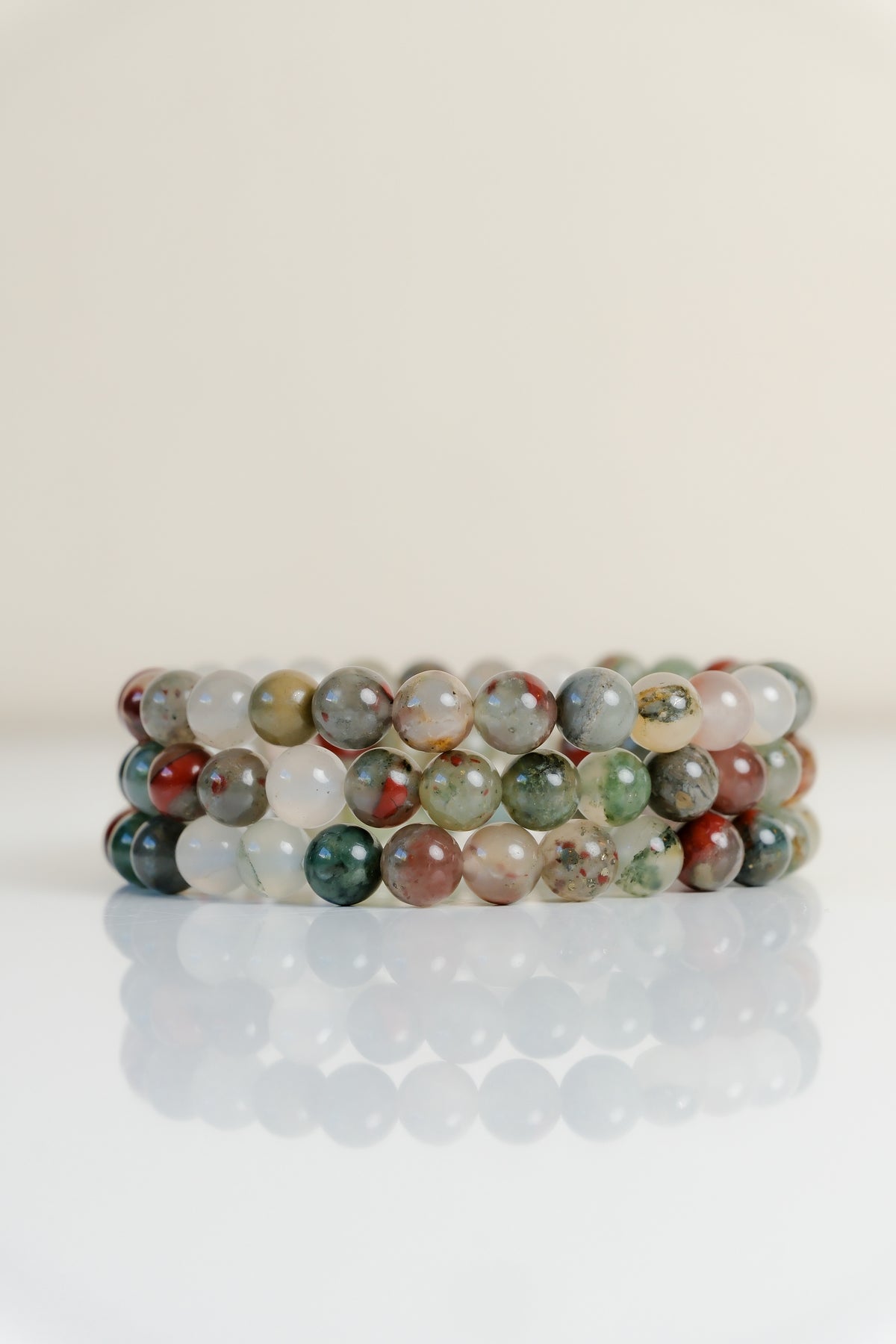 African Bloodstone 6mm Bracelet