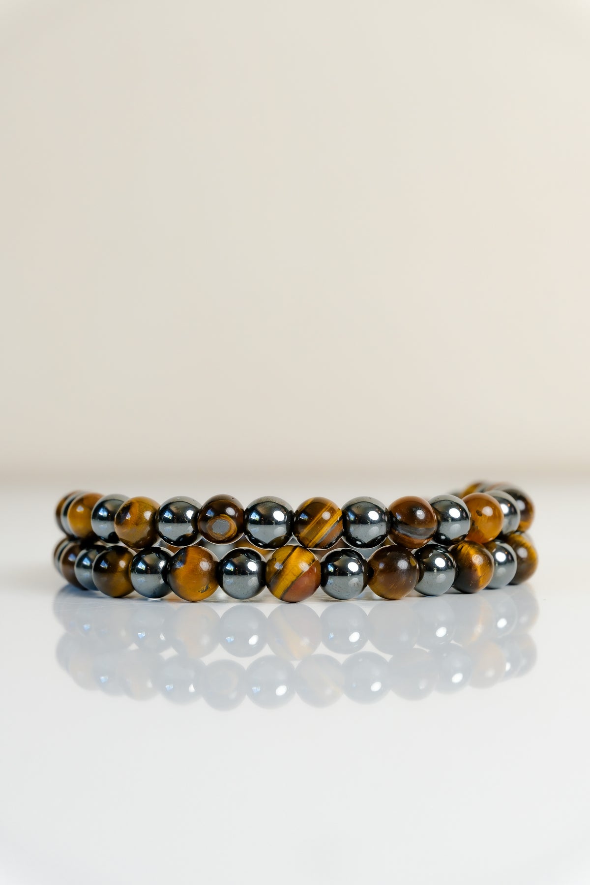 Tigers Eye & Hematite 6mm Bracelet