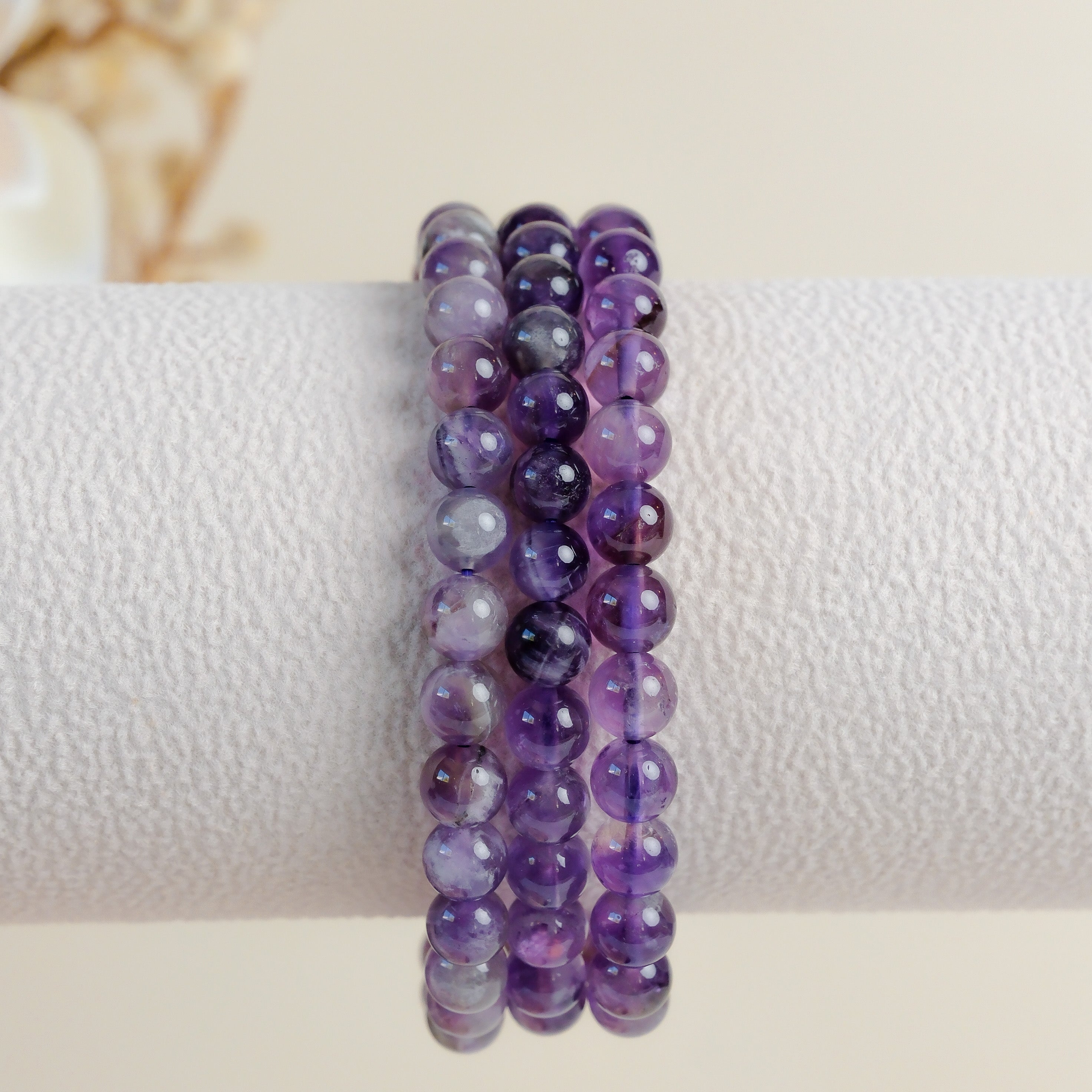 Amethyst 6mm Bracelet