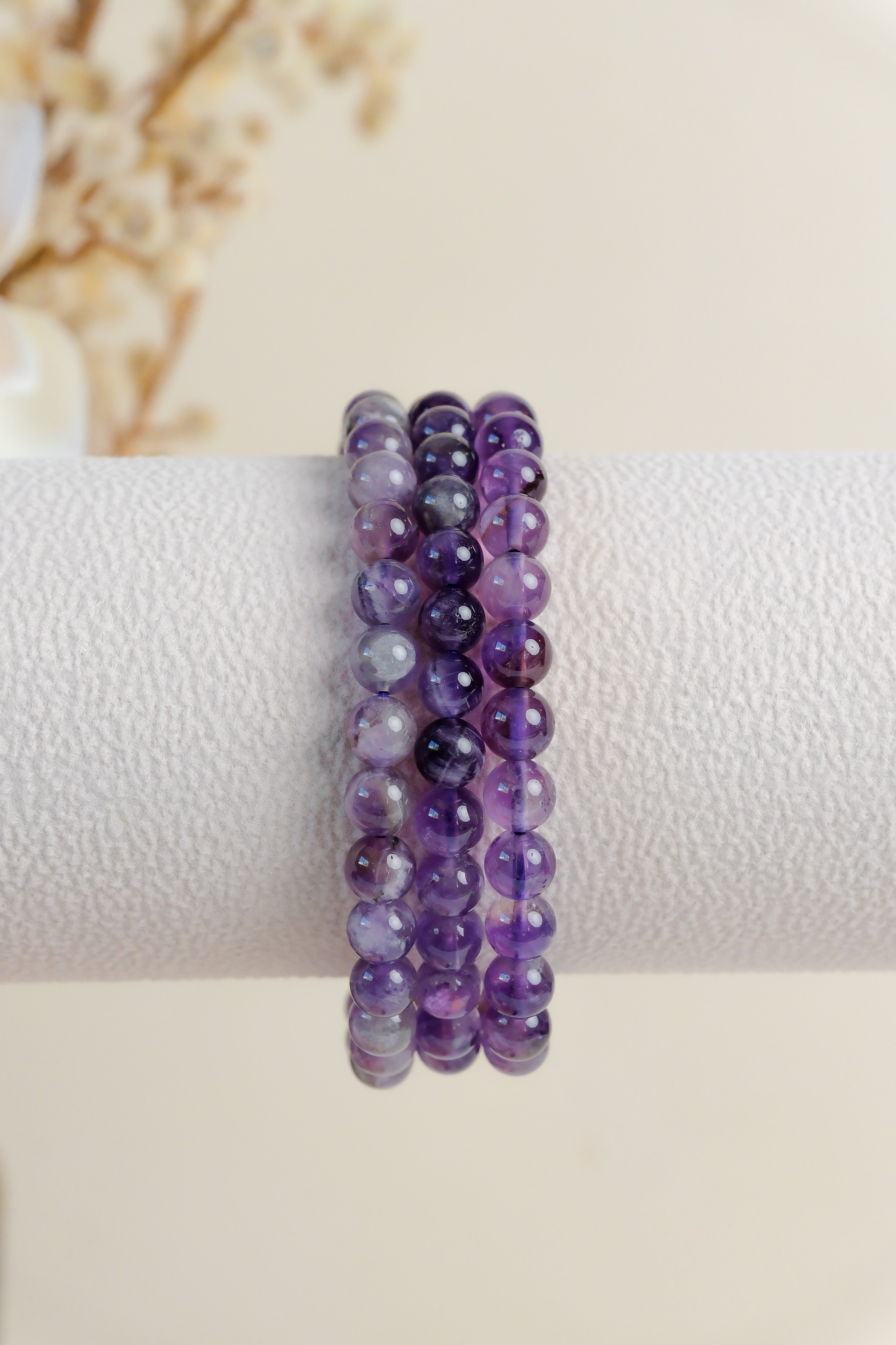 Amethyst 6mm Bracelet