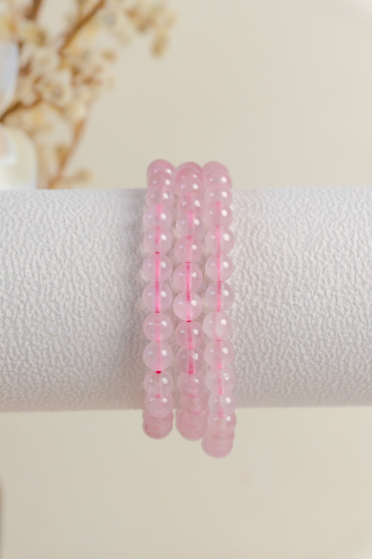 Rose Quartz 6mm Bracelet