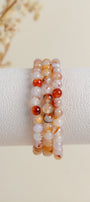 Carnelian Agate 6mm Bracelet