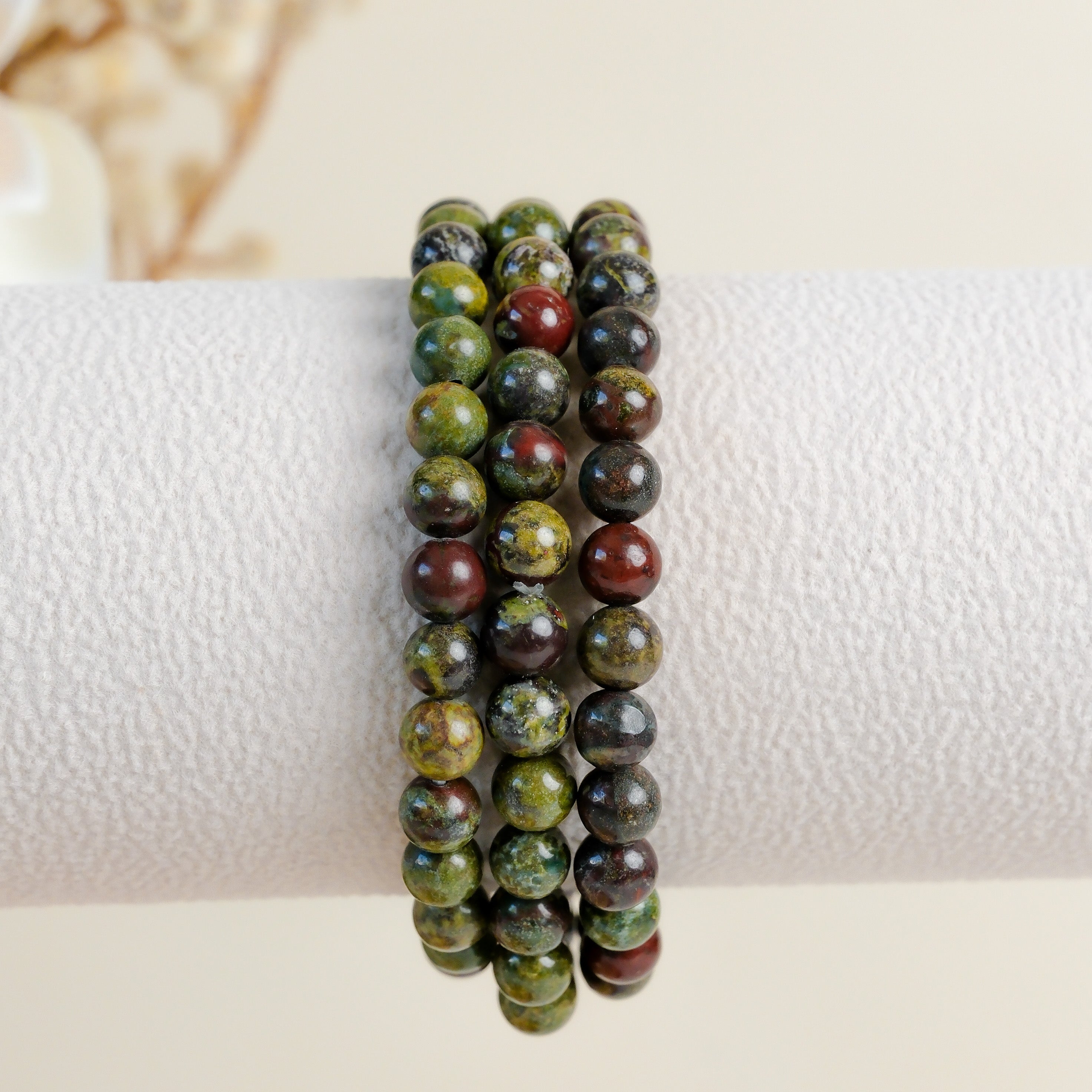 Dragons Blood Jasper 6mm Bracelet