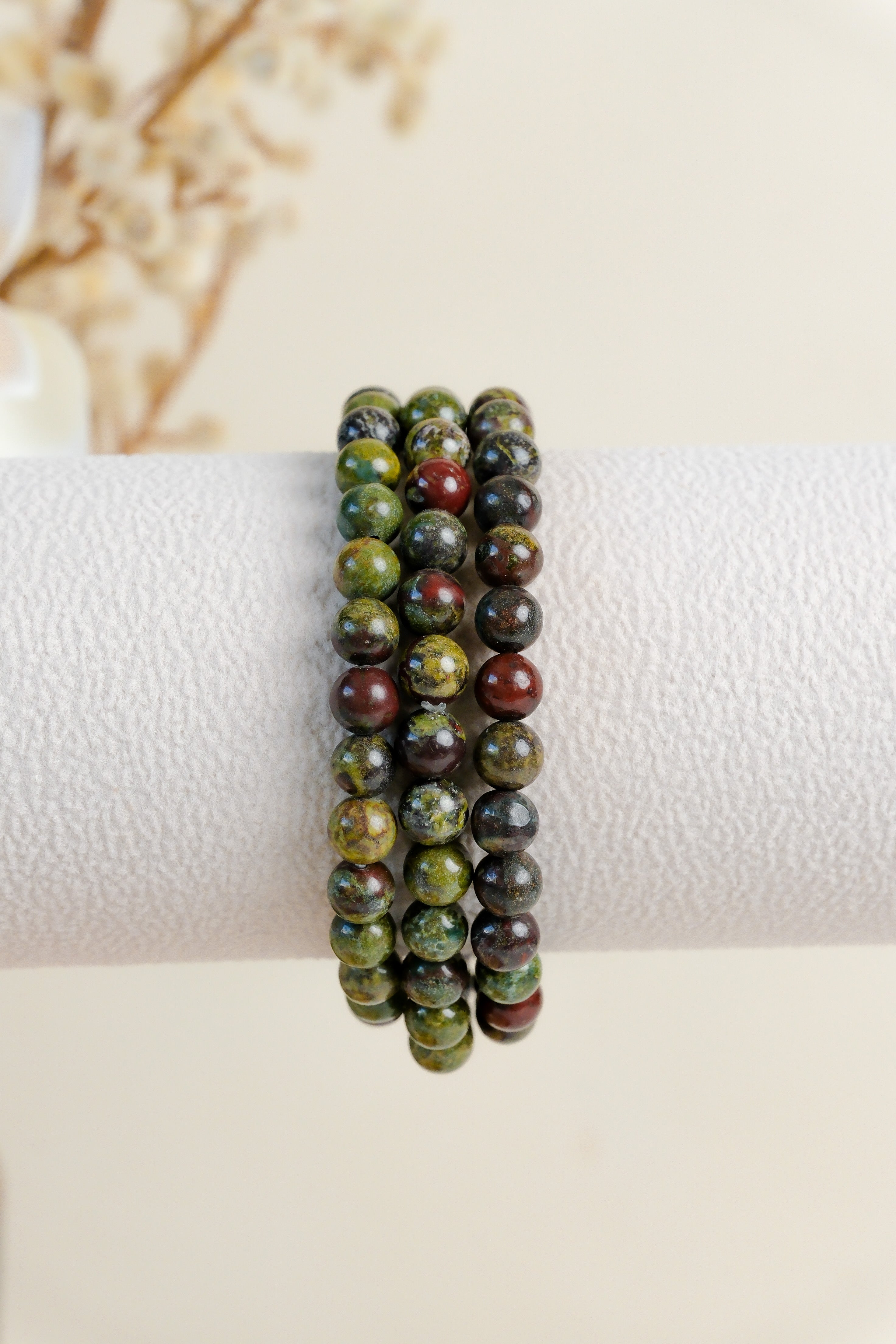 Dragons Blood Jasper 6mm Bracelet