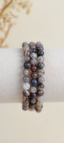 Botswana Agate 6mm Bracelet