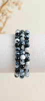 Orca Agate 6mm Bracelet