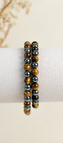 Tigers Eye & Hematite 6mm Bracelet