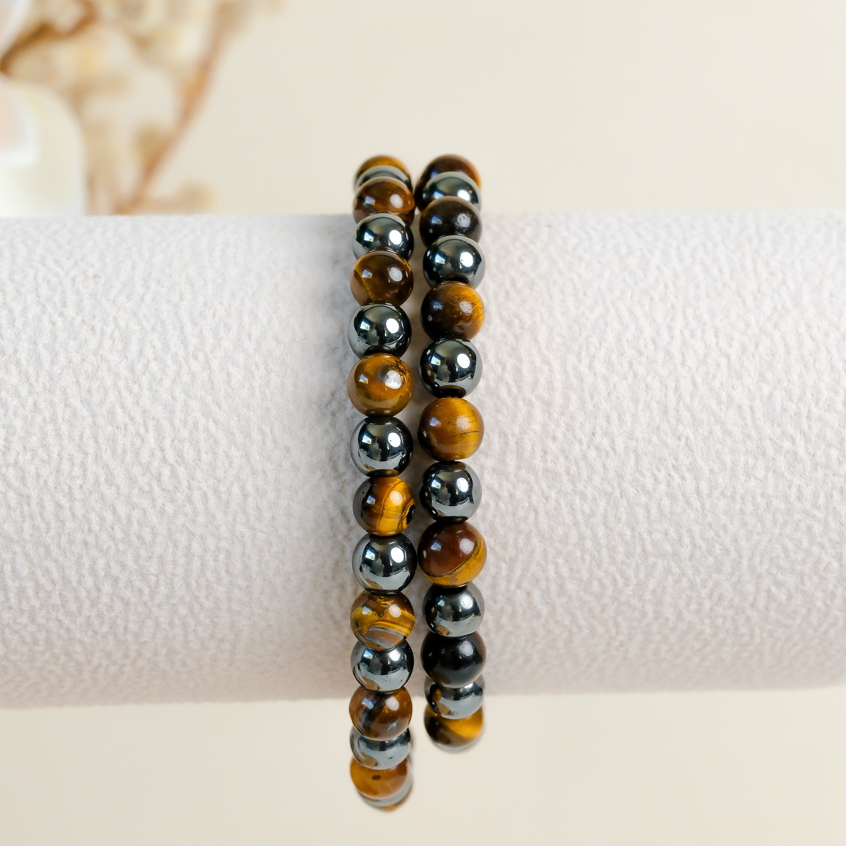 Tigers Eye & Hematite 6mm Bracelet