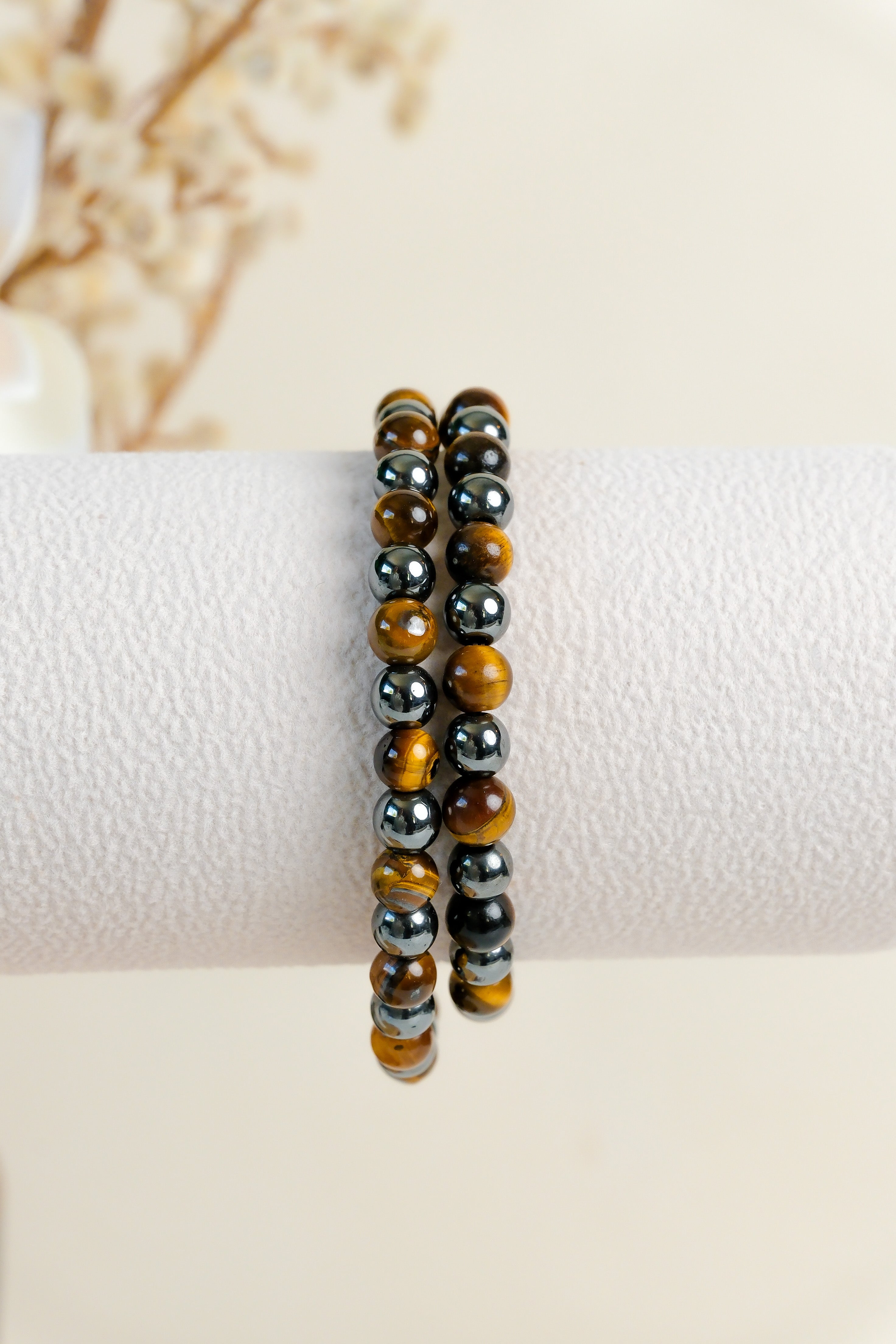 Tigers Eye & Hematite 6mm Bracelet