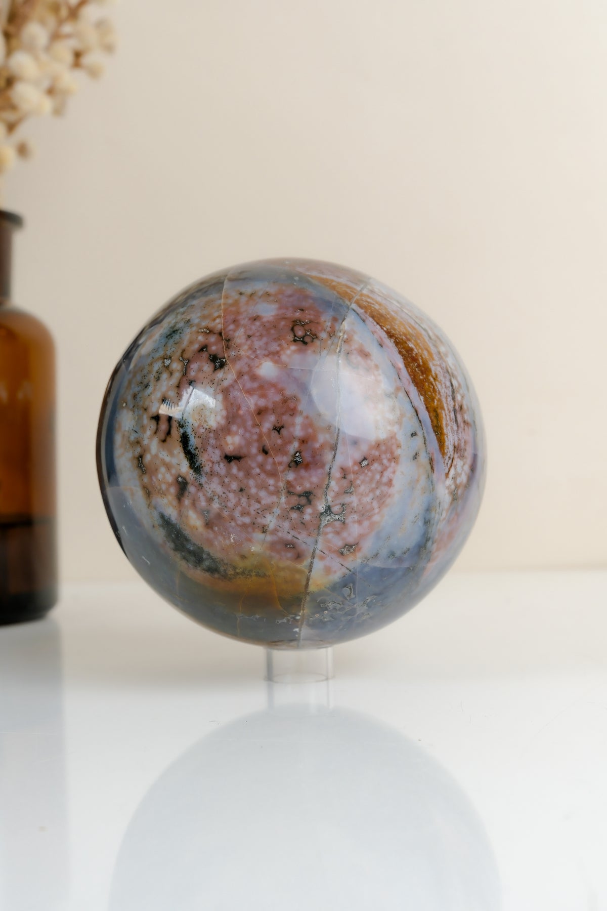 Ocean Jasper Sphere Misfit