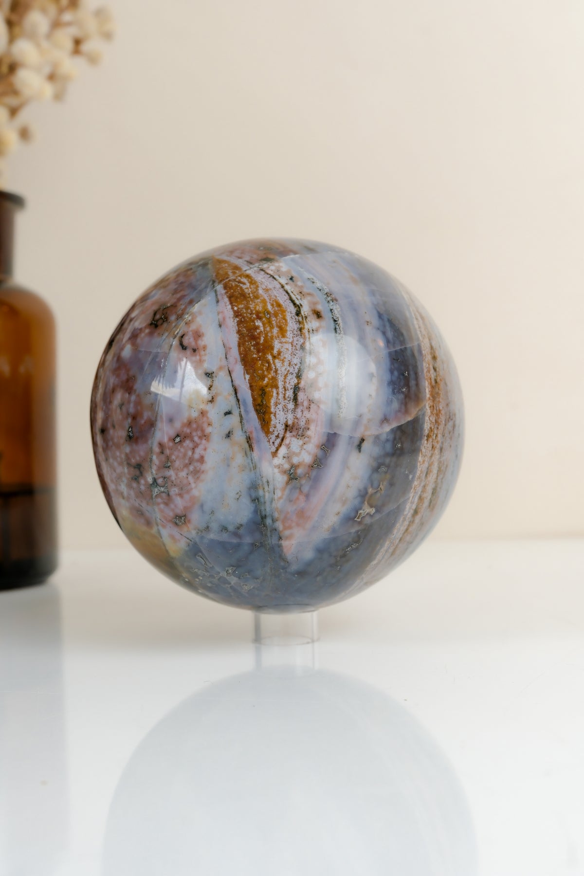 Ocean Jasper Sphere Misfit