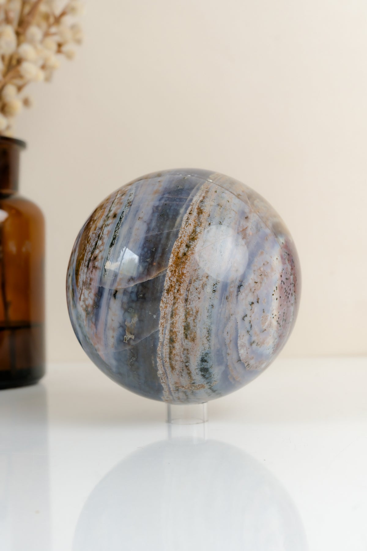 Ocean Jasper Sphere Misfit