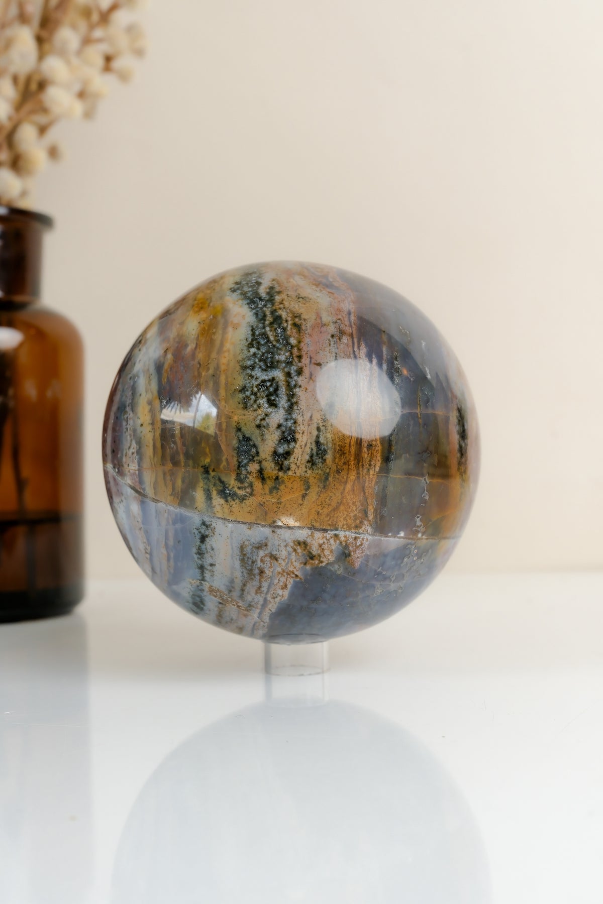 Ocean Jasper Sphere Misfit