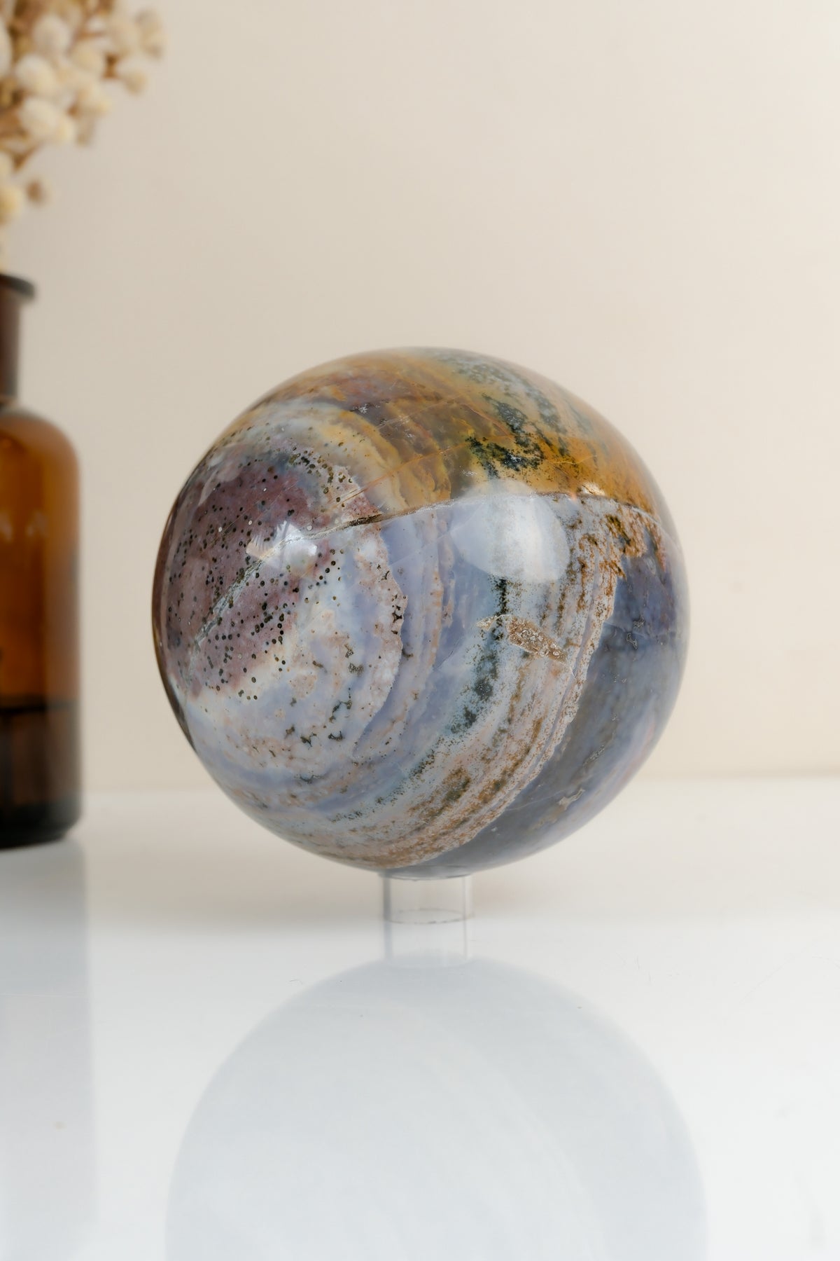 Ocean Jasper Sphere Misfit