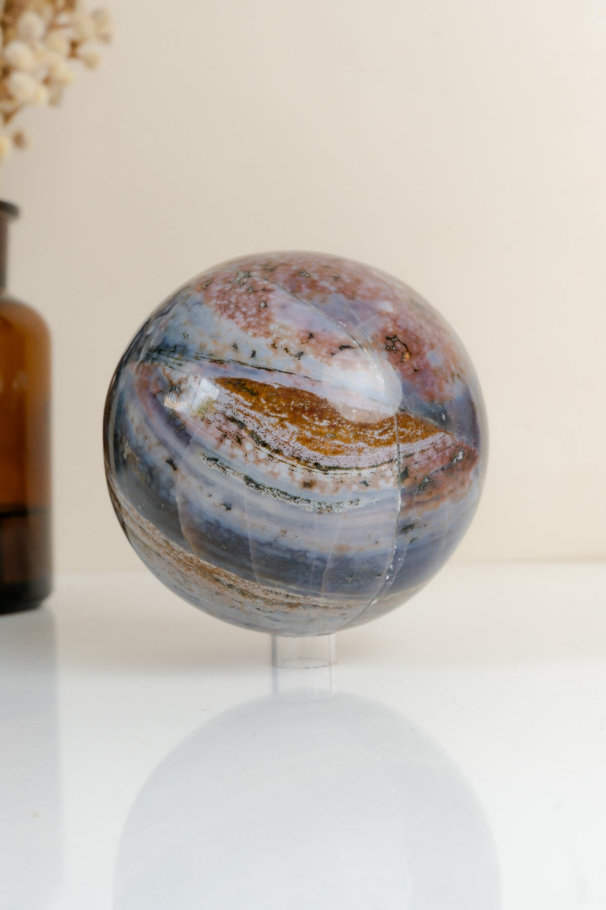 Ocean Jasper Sphere Misfit
