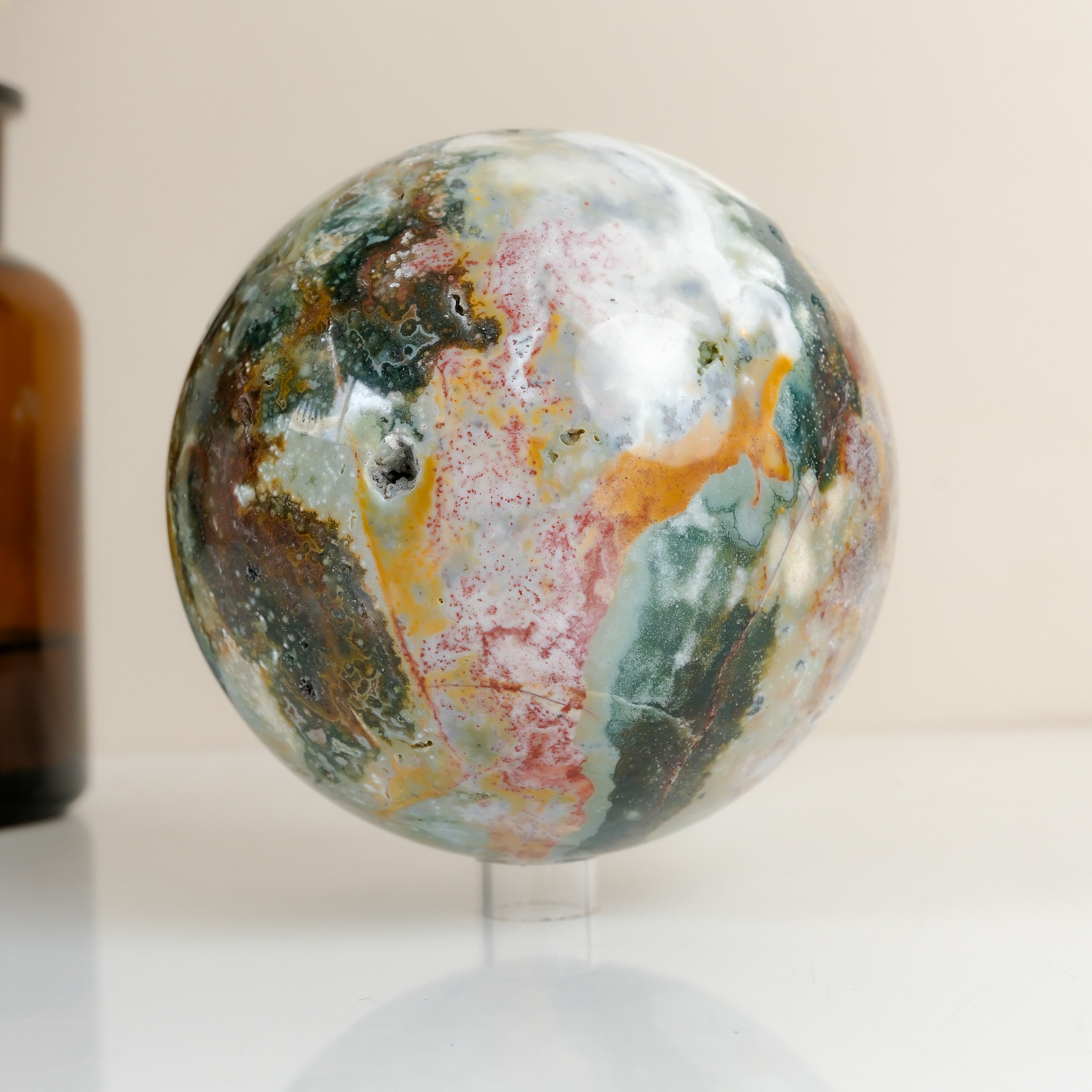 Ocean Jasper Sphere