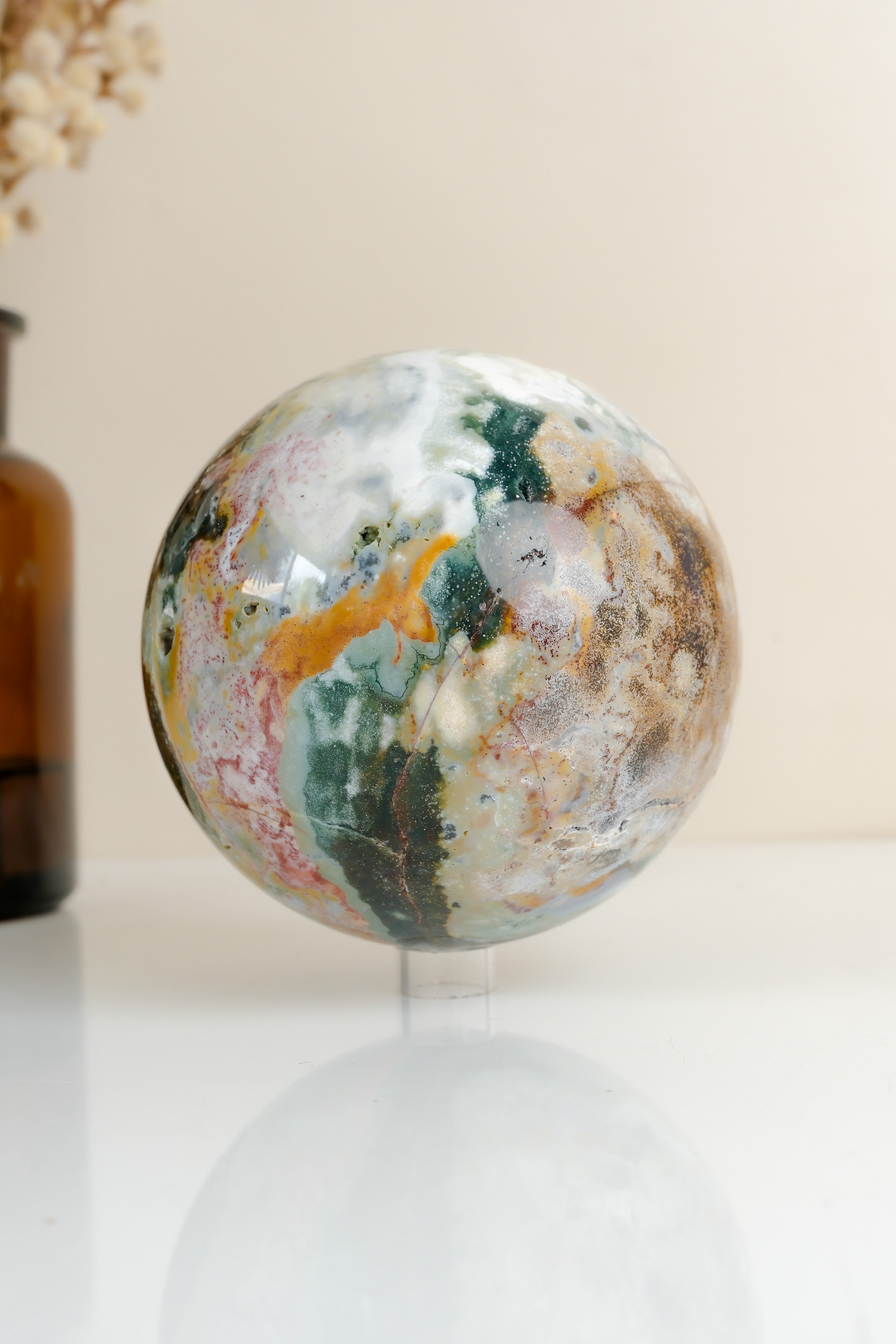 Ocean Jasper Sphere