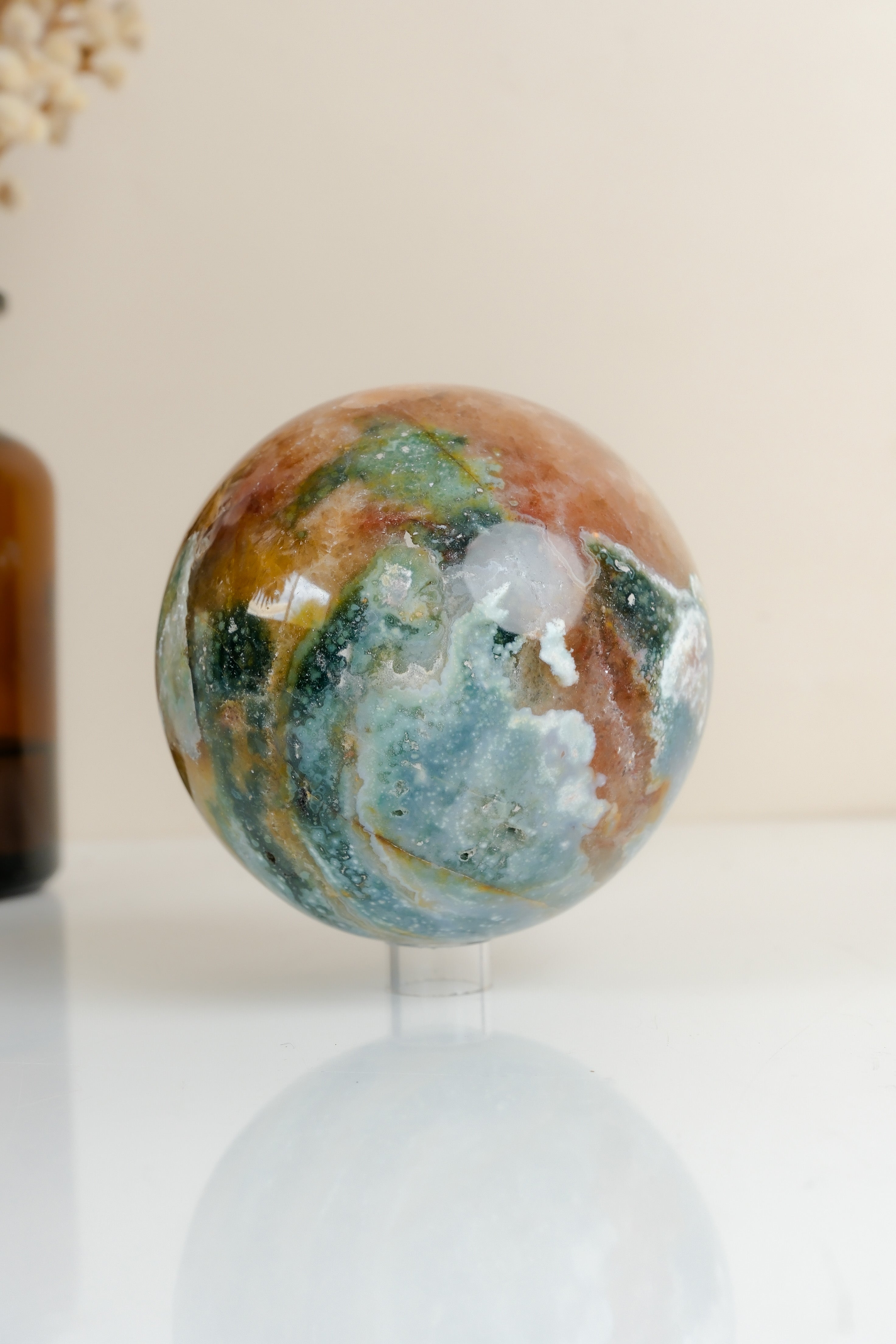 Ocean Jasper Sphere