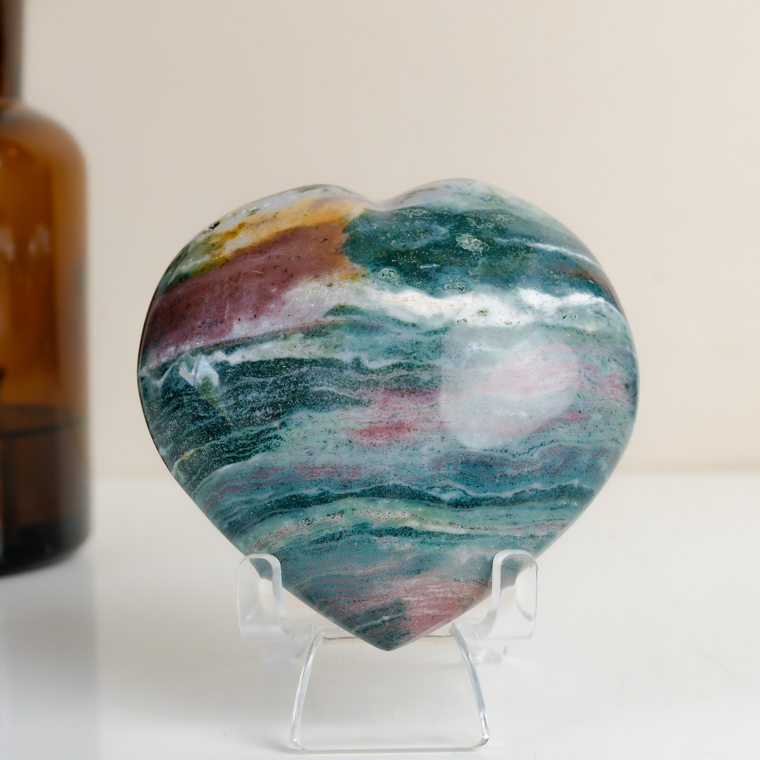 Ocean Jasper Heart