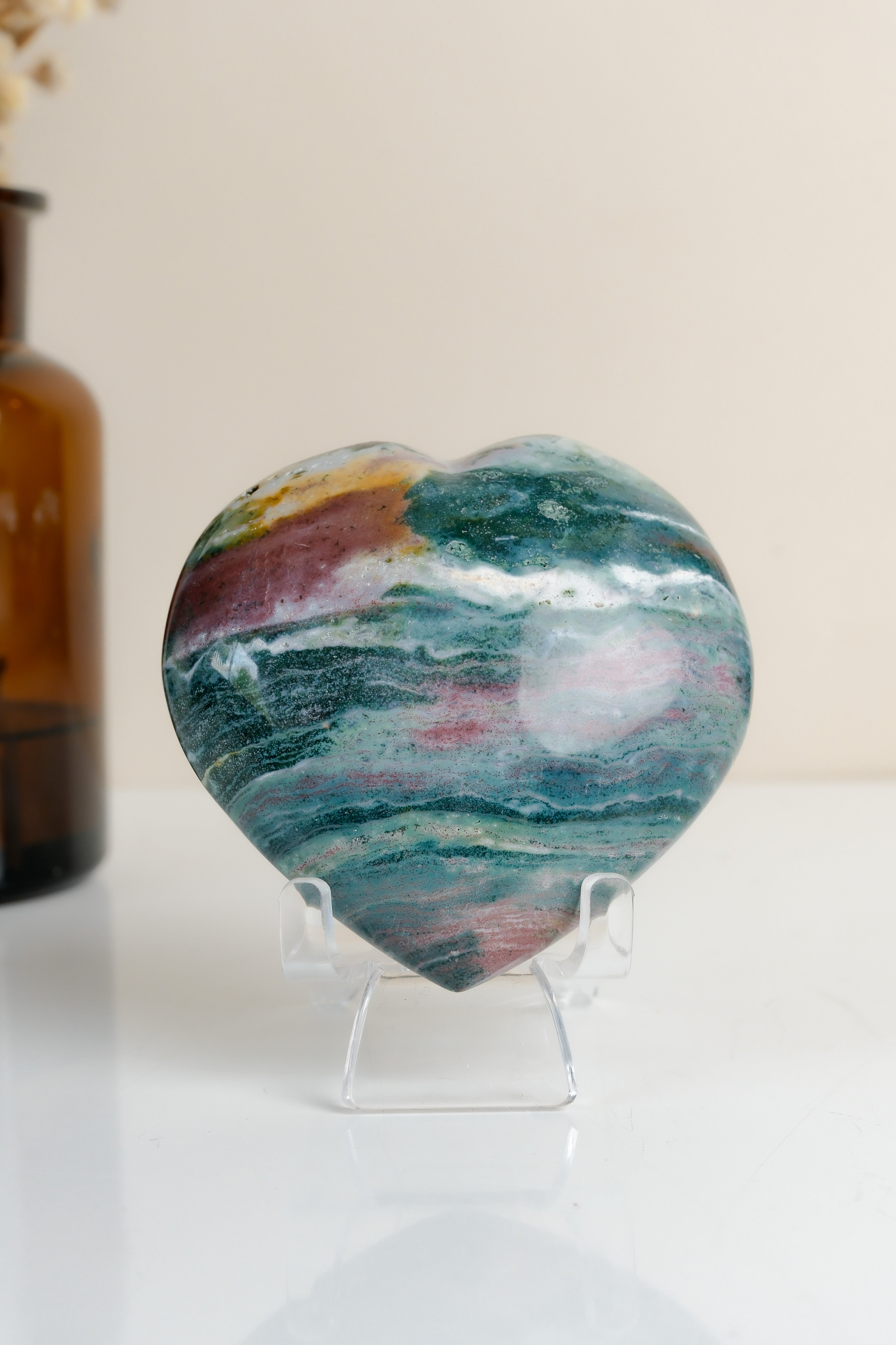 Ocean Jasper Heart