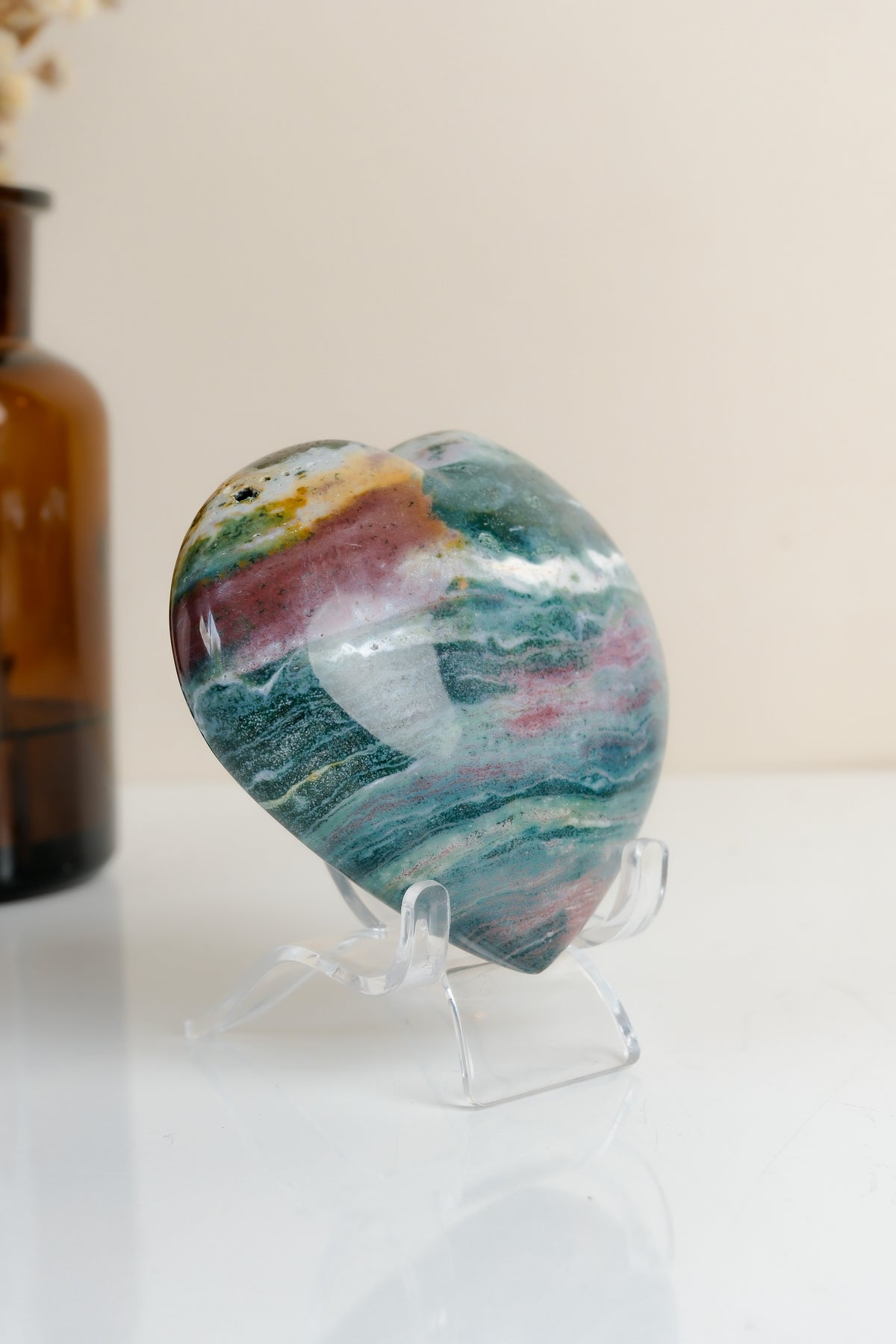Ocean Jasper Heart