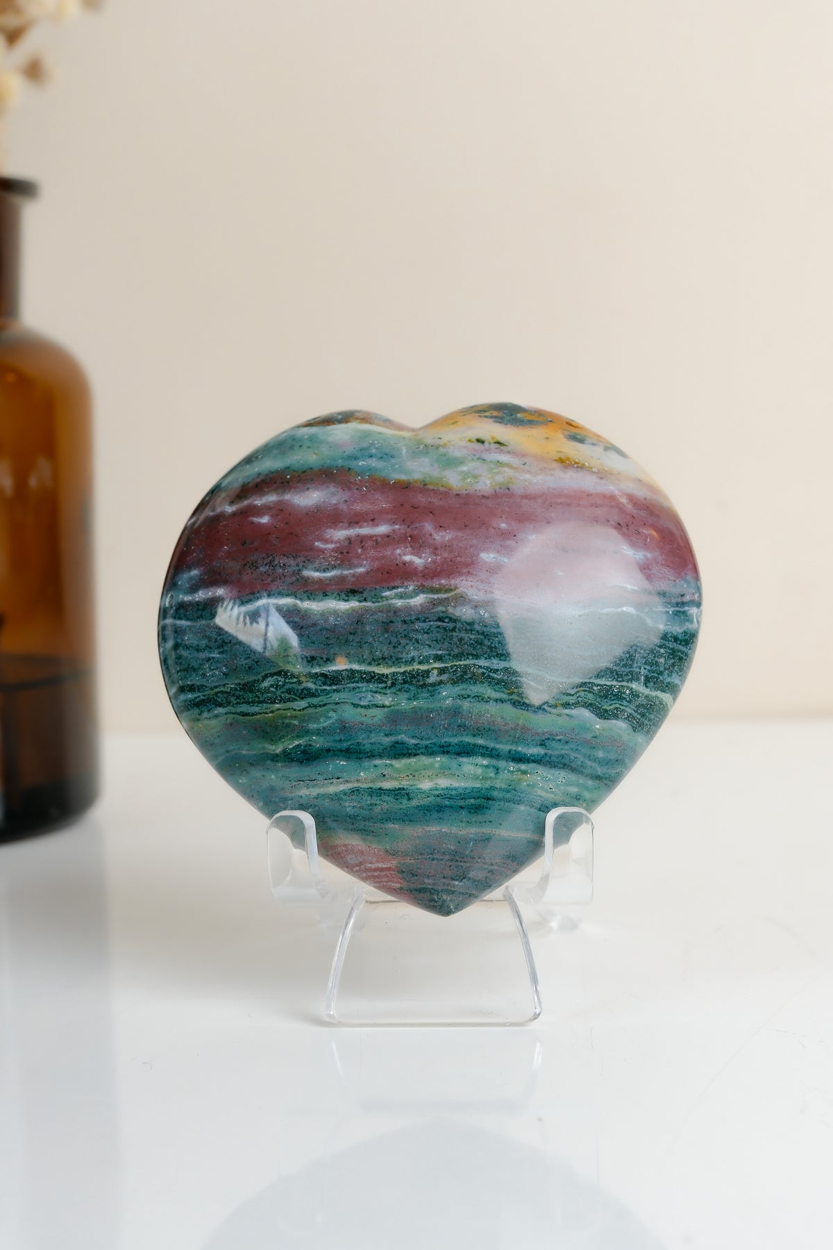 Ocean Jasper Heart