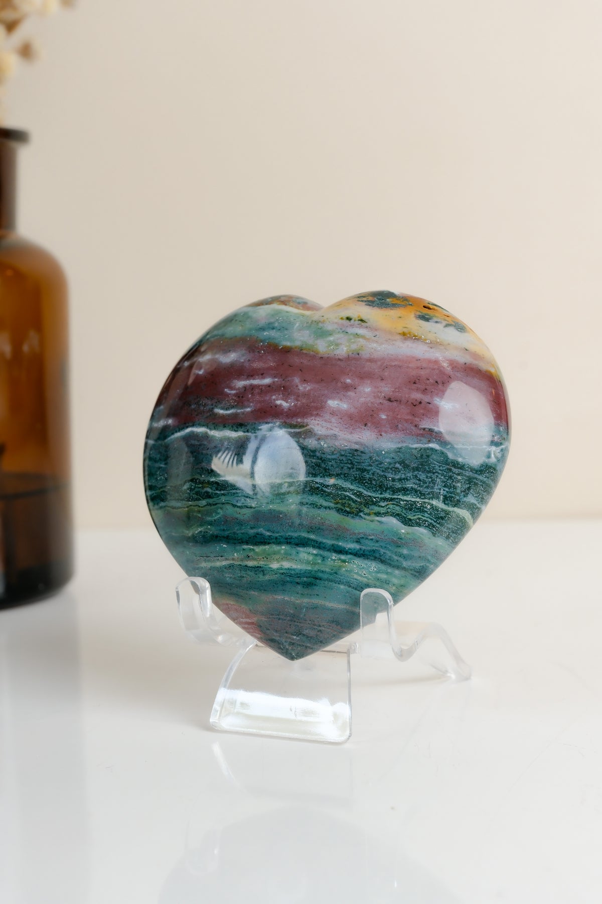 Ocean Jasper Heart