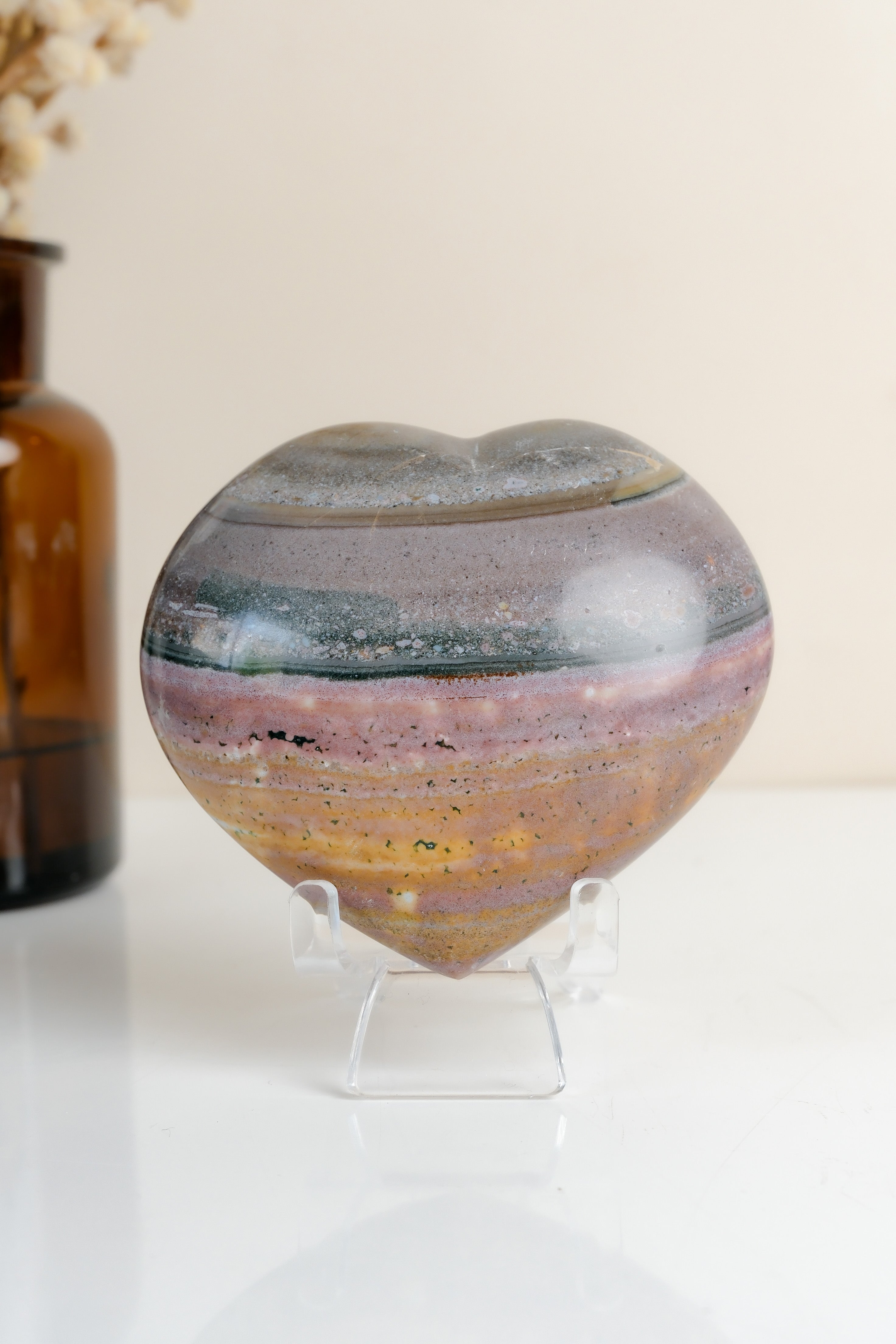 Ocean Jasper Heart